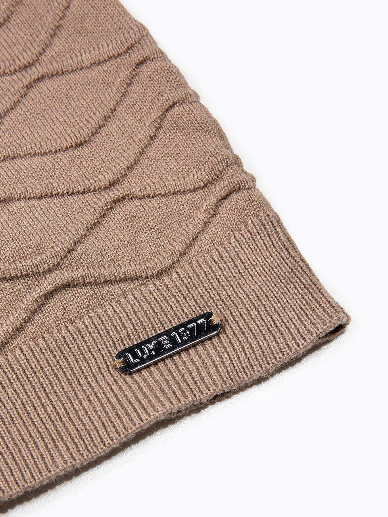 Image 6 of 6 of Luke 1977 Luke 1977 Kennet Button Through Knitted Shirt - Brown
