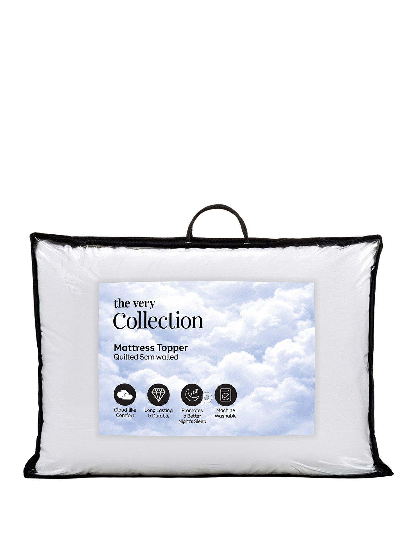 Image 2 of 5 of The Very Collection Quilted 5cm Walled Mattress Topper