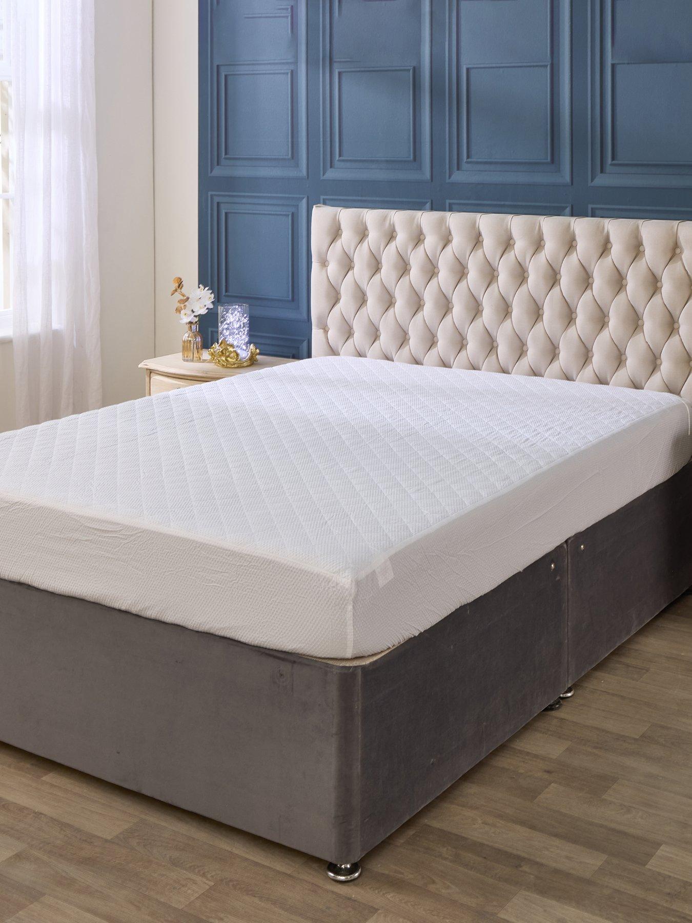 Image 1 of 5 of The Very Collection Luxury Waffle Mattress Protector Single