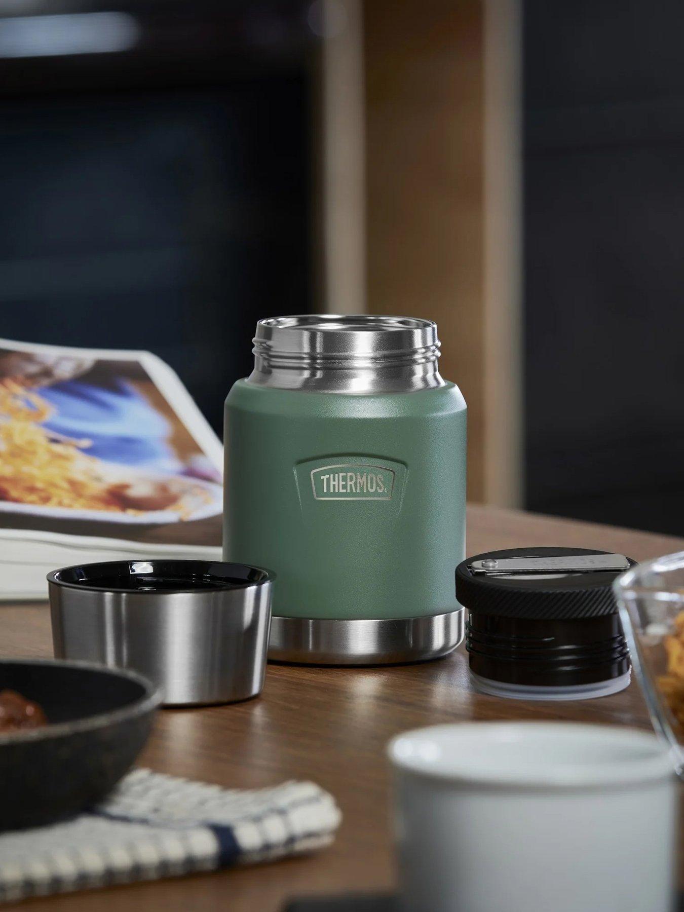 Thermos Thermos Icon Series Stainless Steel Food Flask 470ml With Spoon - Green
