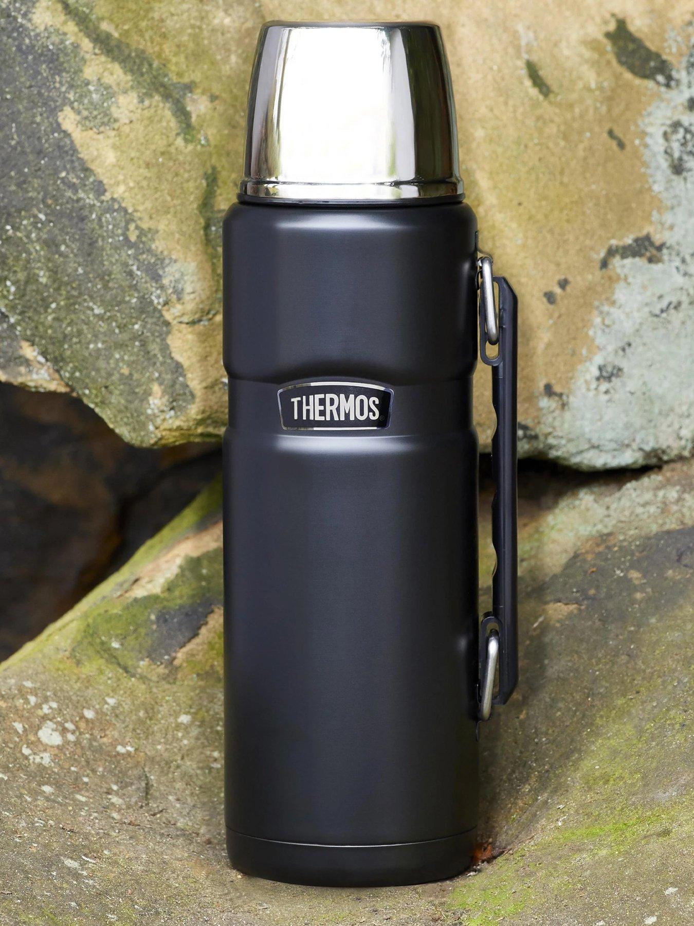 Thermos Thermos Stainless Steel King Travel Flask 1.2 Litre Matt Black