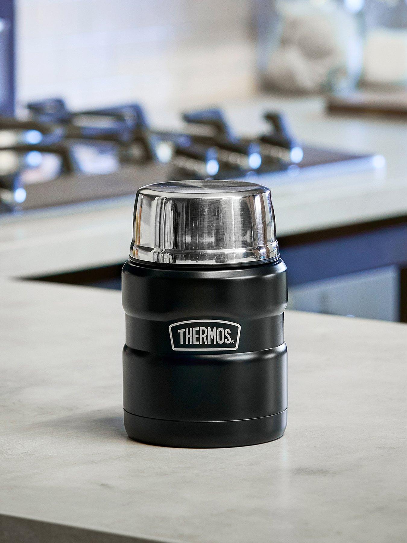 Thermos Thermos Stainless Steel King Food Flask 470ml Matt Black