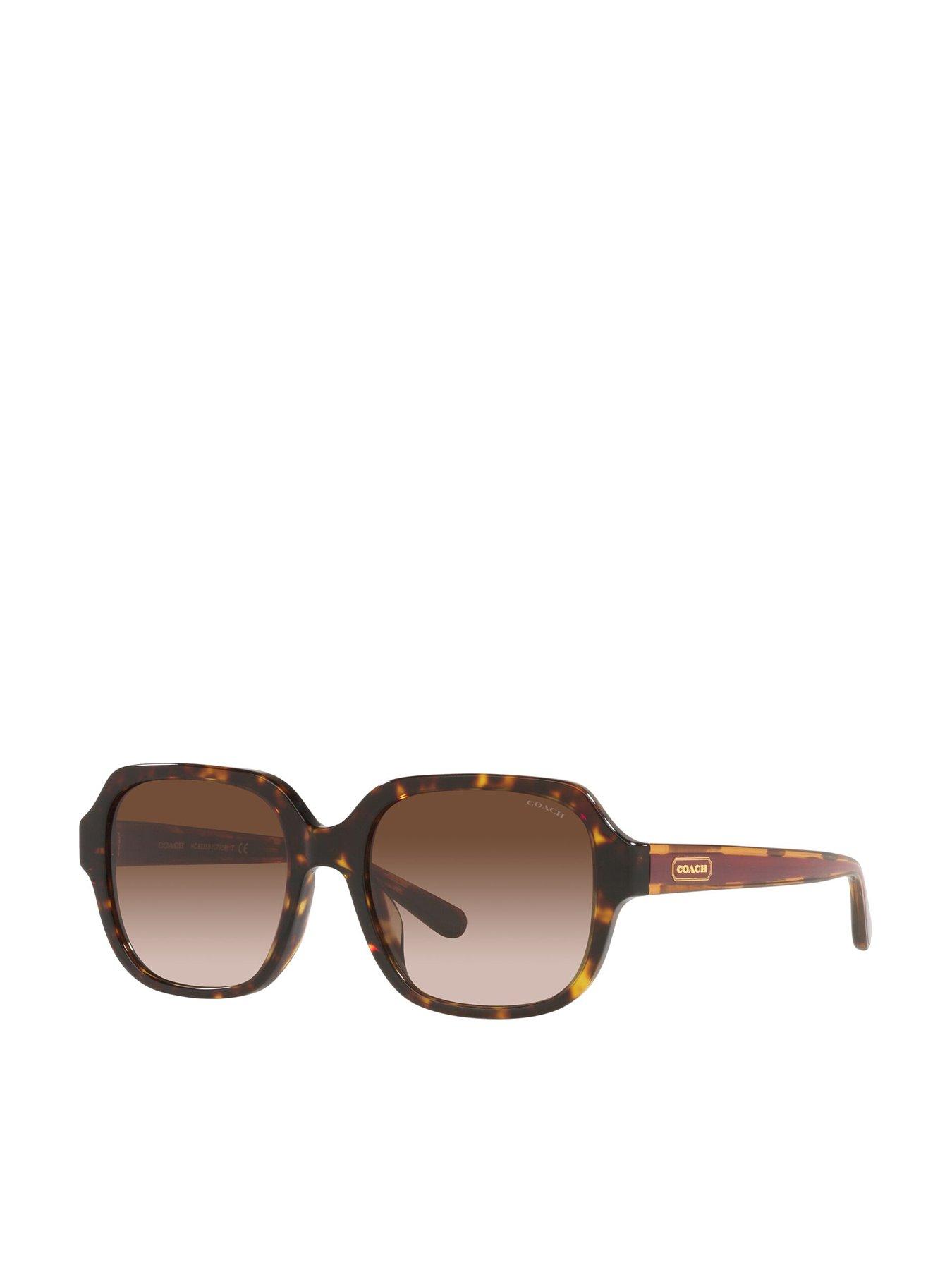 COACH 0Hc8335U Sunglasses - Dark Havana