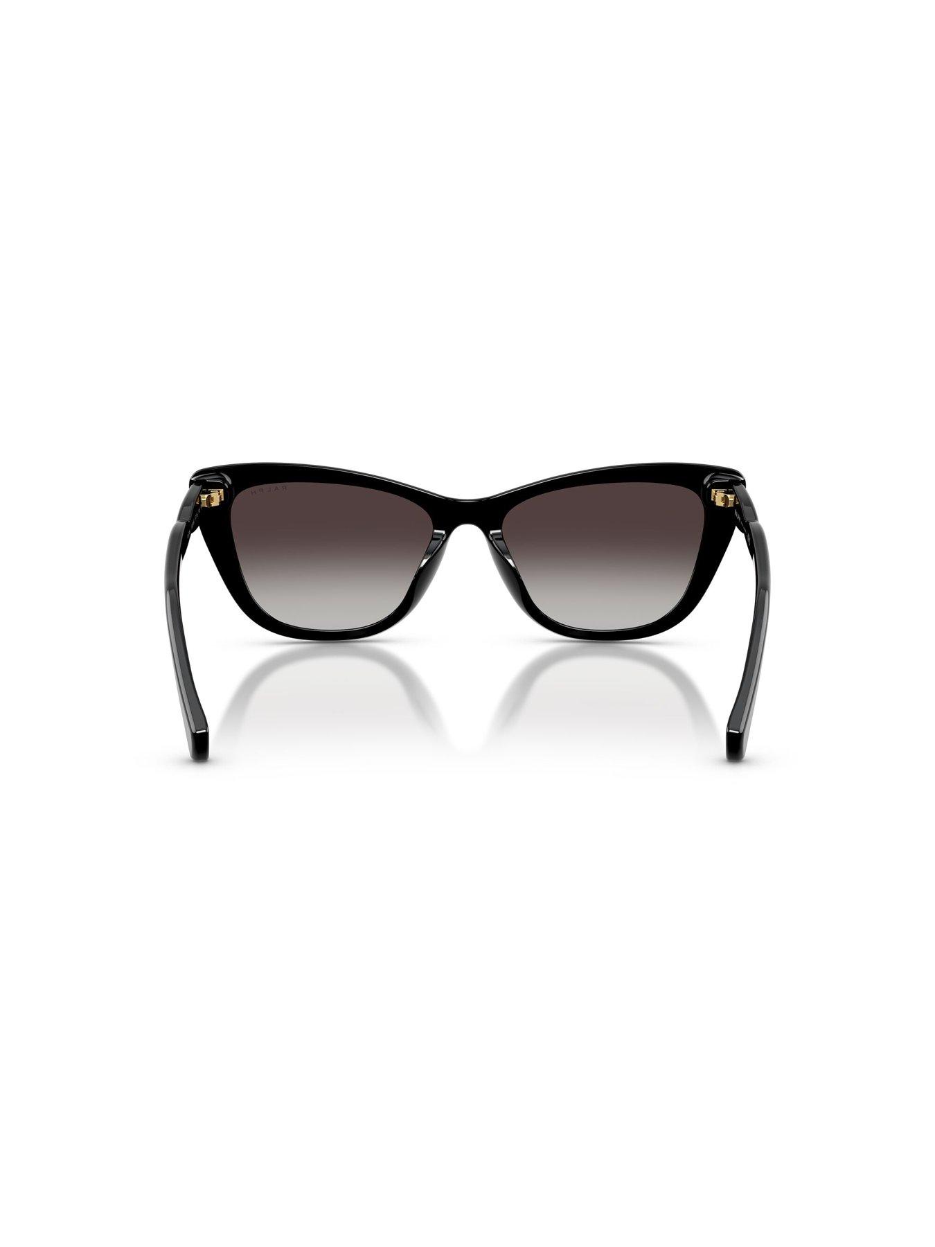 Image 5 of 5 of Ralph Black Cat Eye Sunglasses - 0ra5346u - Black