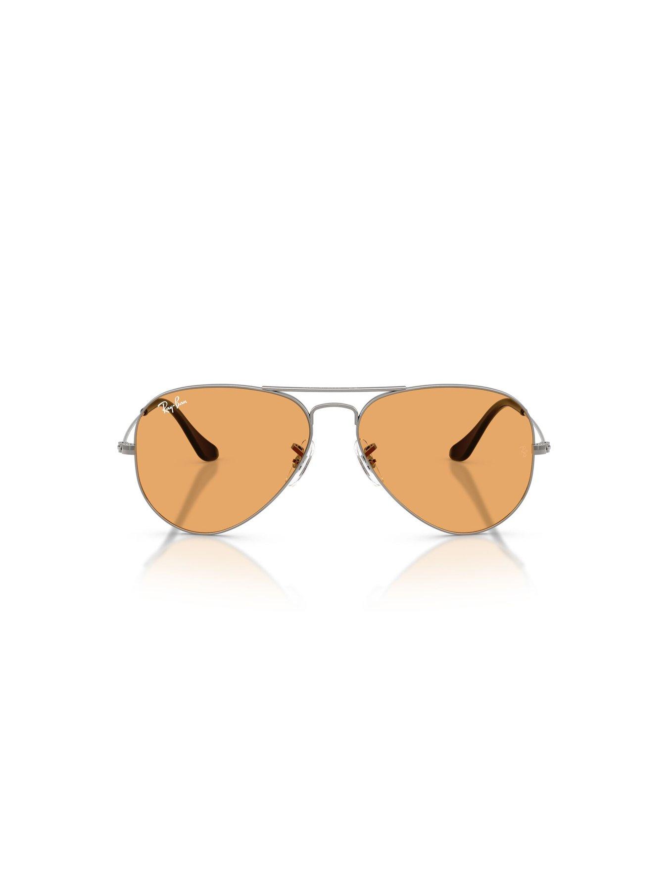 ray-ban-aviator-sunglasses--silver-frame-orange-lensoutfit