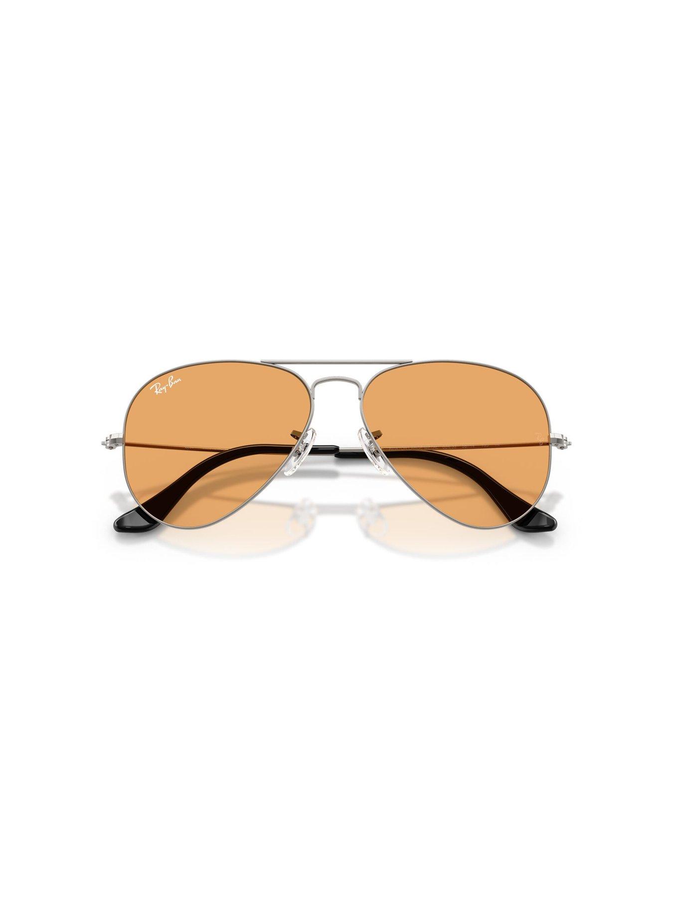 ray-ban-aviator-sunglasses--silver-frame-orange-lensdetail