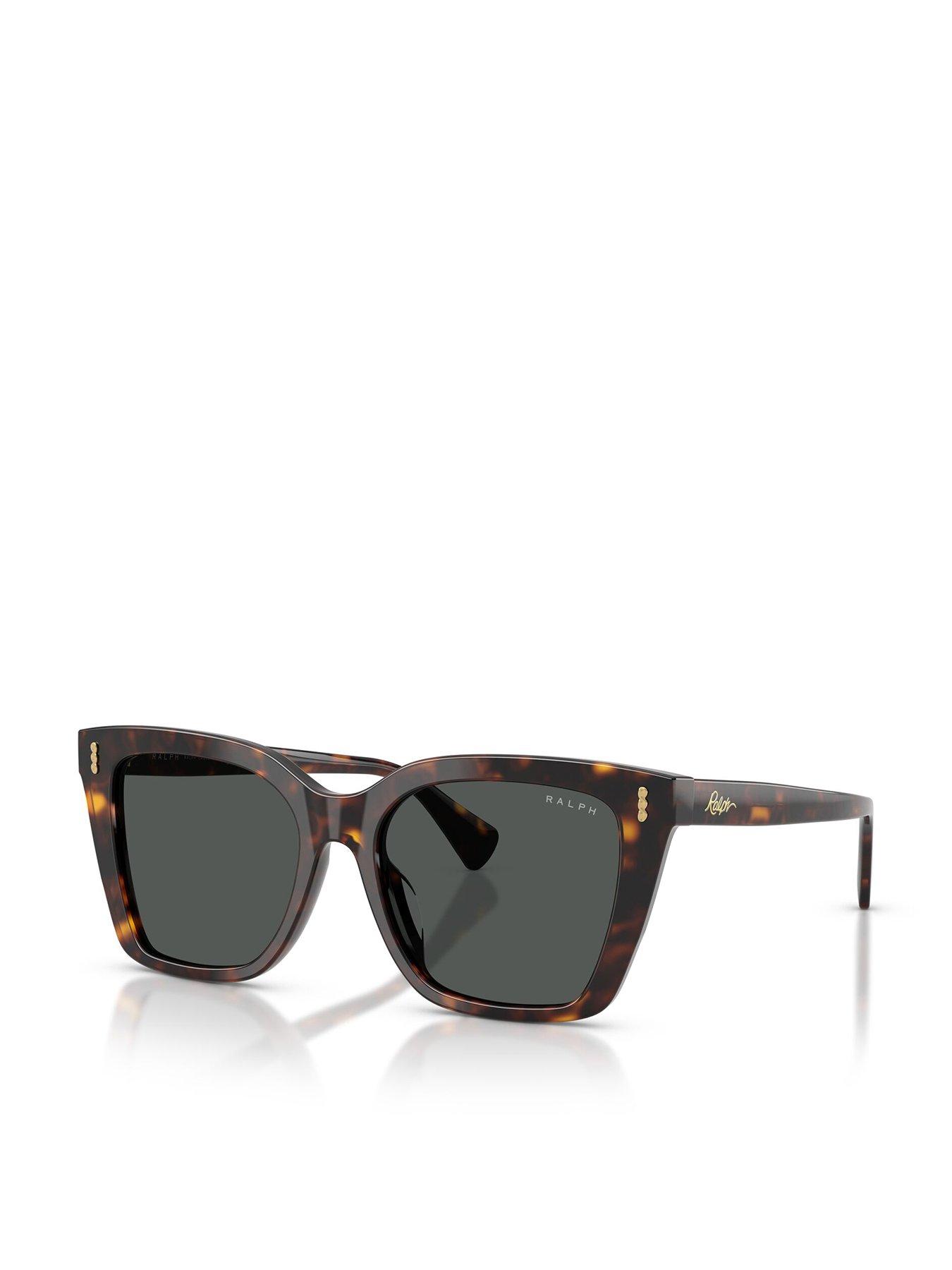 Ralph Square Oversized Sunglasses - 0ra5349u - Dark Havana Brown