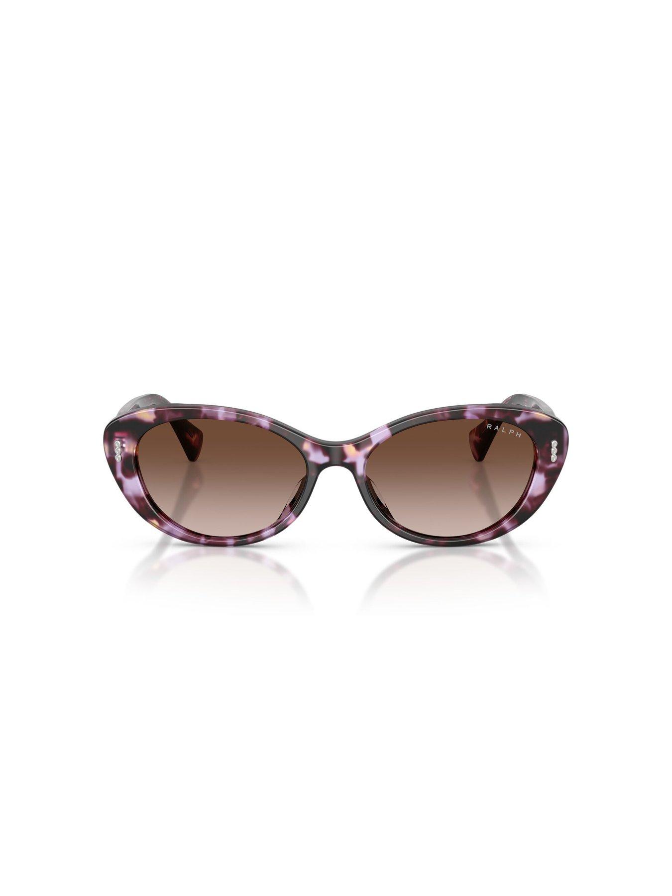 Image 2 of 5 of Ralph 0Ra5350U Cat Eye Sunglasses - Purple Havana