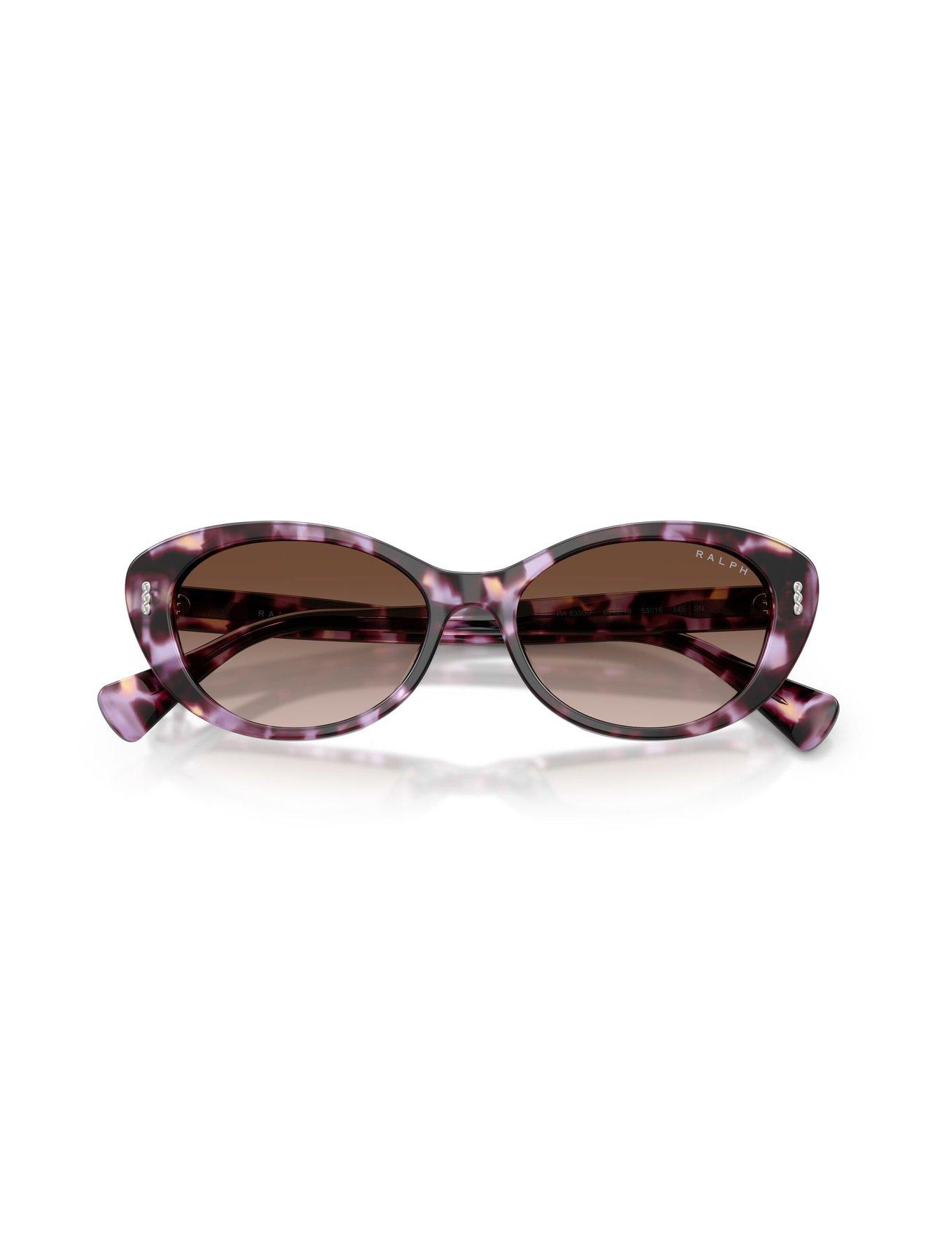 Image 4 of 5 of Ralph 0Ra5350U Cat Eye Sunglasses - Purple Havana