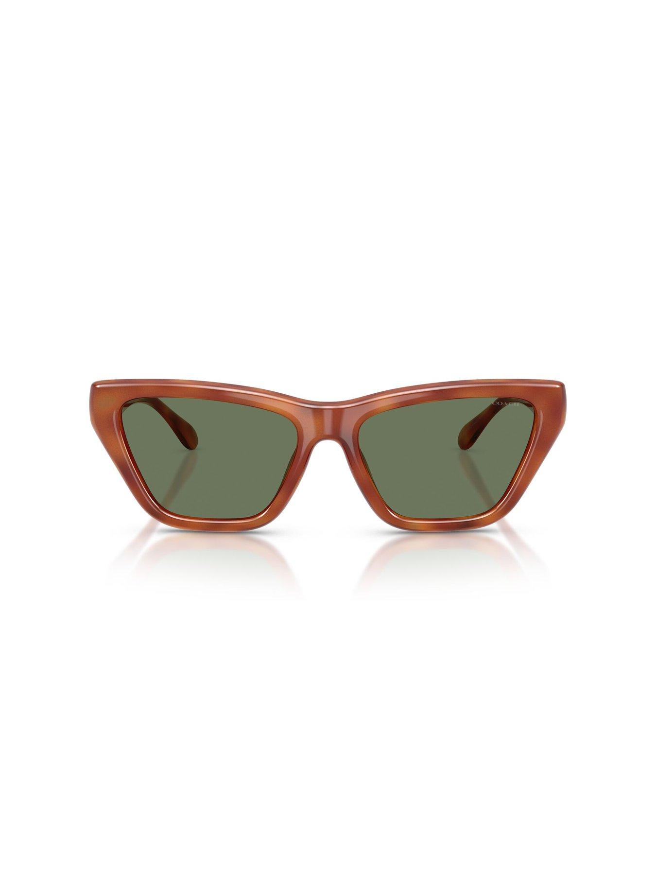 Image 3 of 5 of COACH COACH 0Hc8449U Cat Eye Sunglasses - Tortoise
