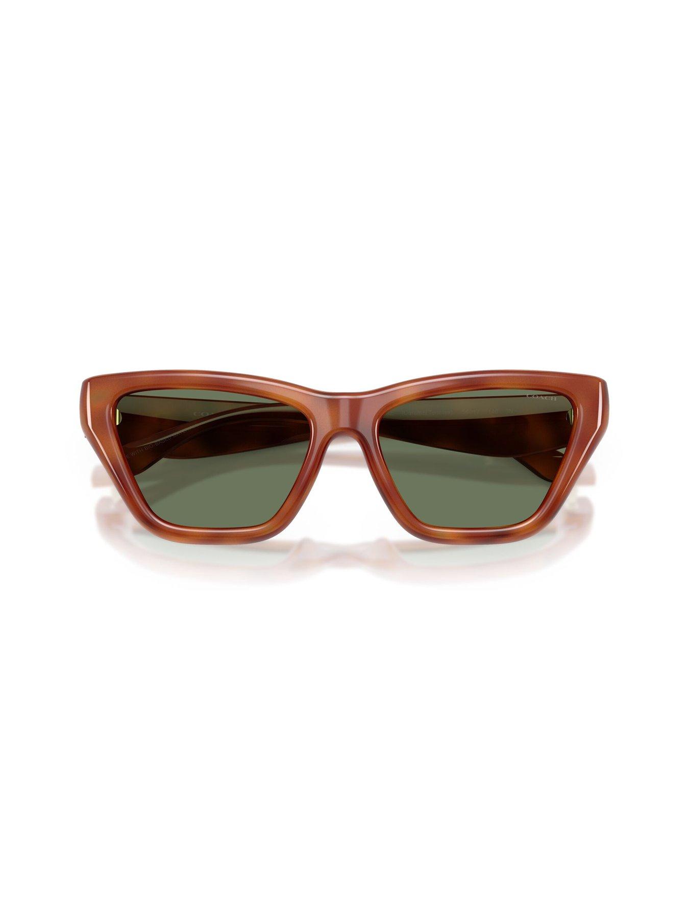 Image 4 of 5 of COACH COACH 0Hc8449U Cat Eye Sunglasses - Tortoise