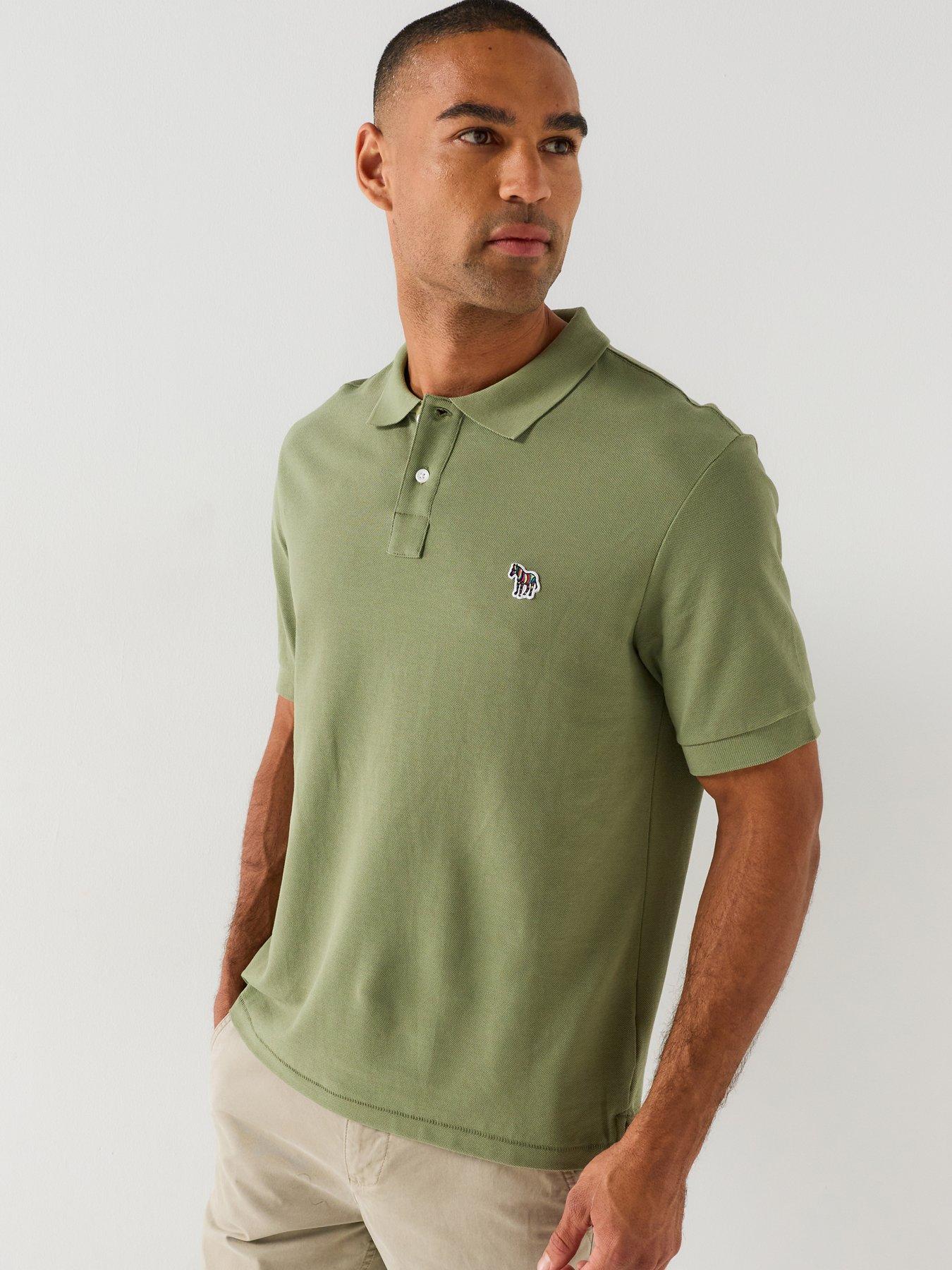 PS PAUL SMITH Regular Fit Zebra Polo Shirt - Green