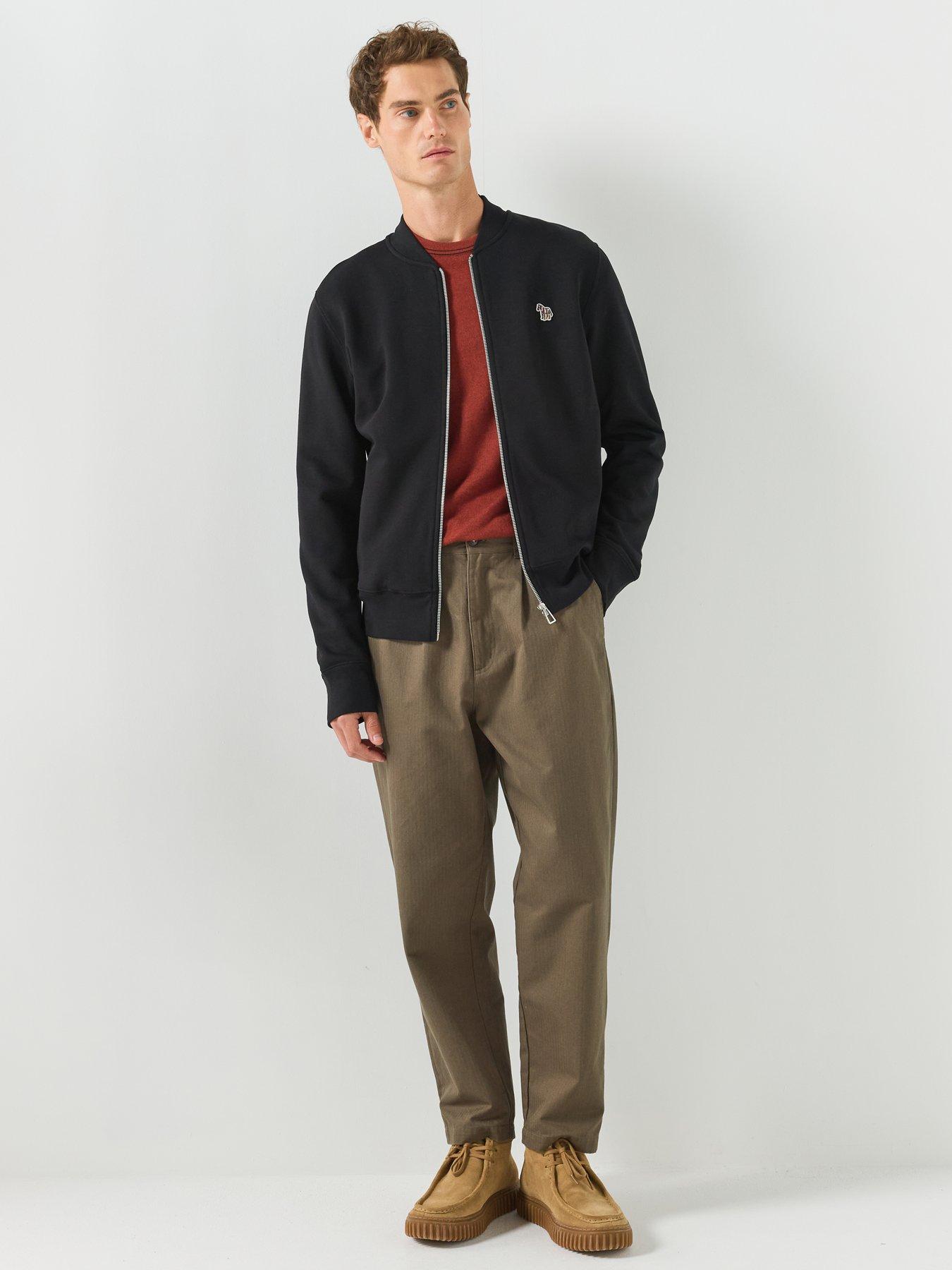 Image 3 of 6 of PS PAUL SMITH Regular Fit Zip Bomber Jacket - Black