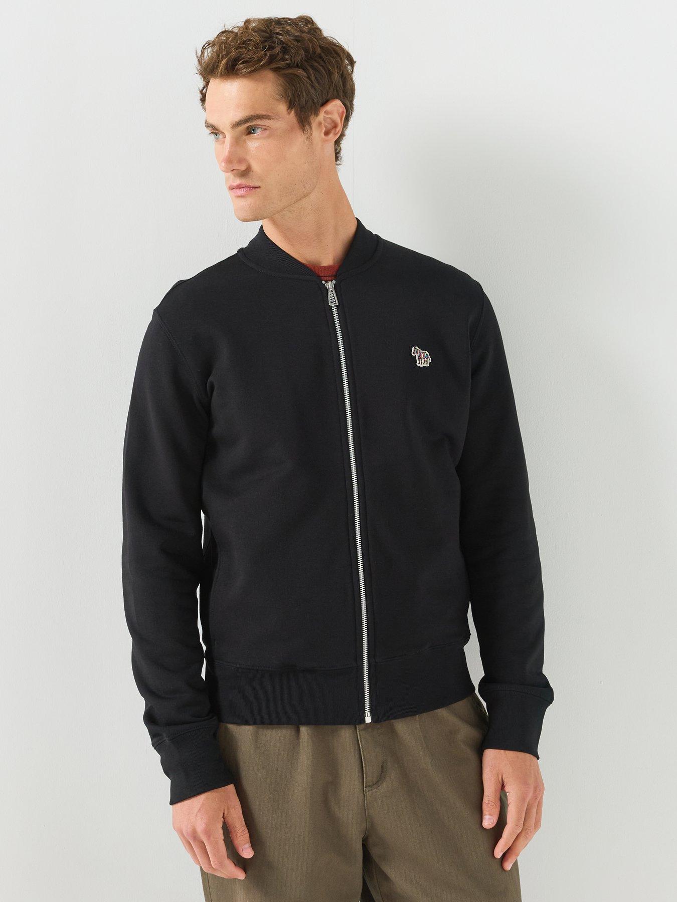 Image 5 of 6 of PS PAUL SMITH Regular Fit Zip Bomber Jacket - Black