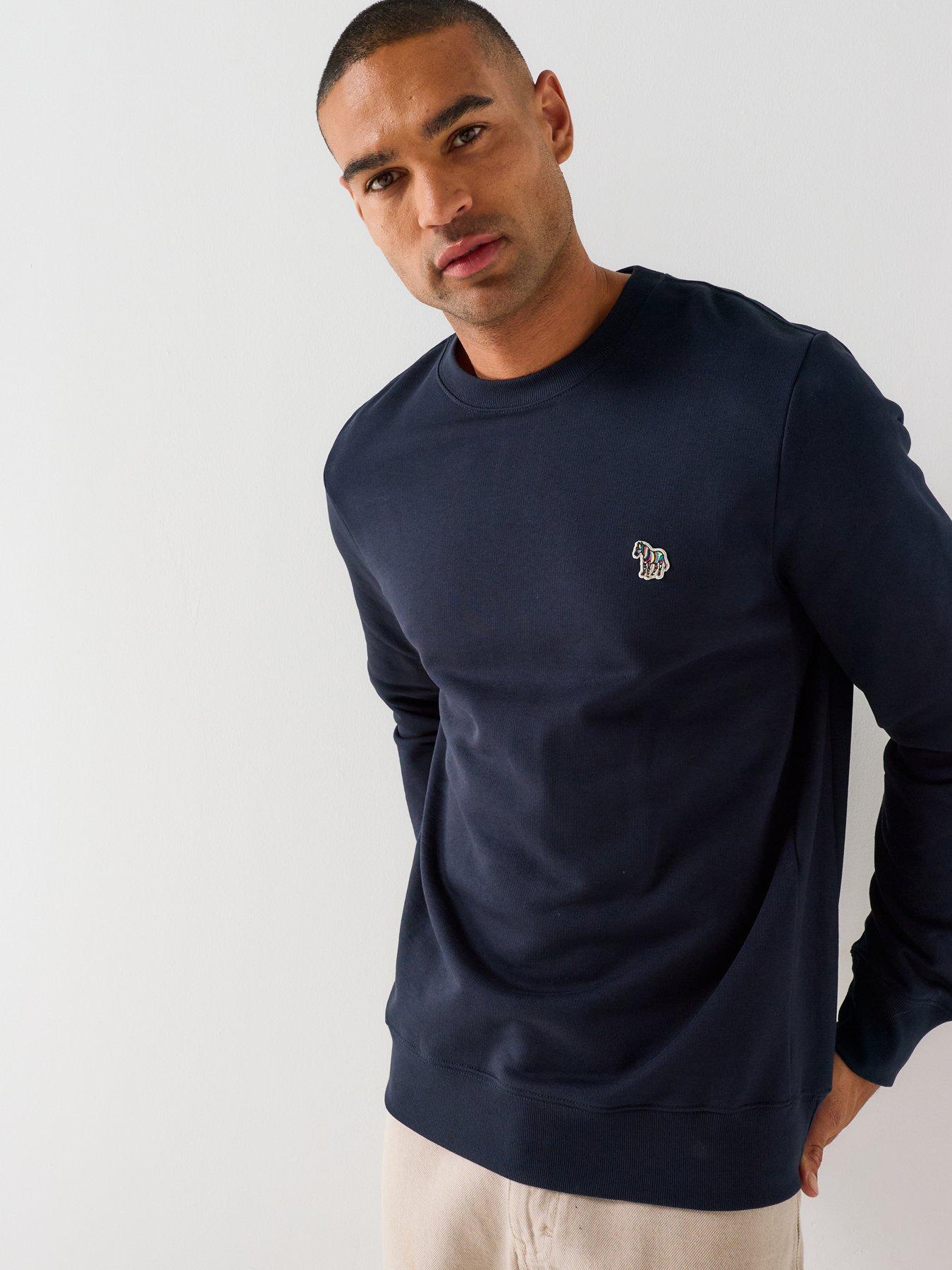 Image 5 of 5 of PS PAUL SMITH Men's Regular Fit Zebra Sweatshirt - Blue
