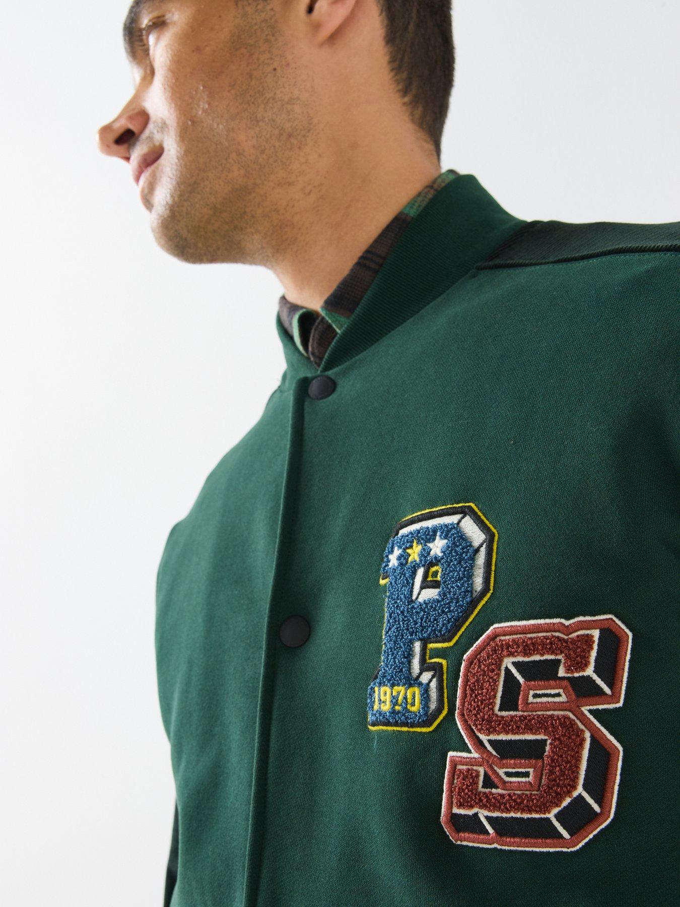Image 4 of 6 of PS PAUL SMITH Regular Fit Bomber Jacket - Green
