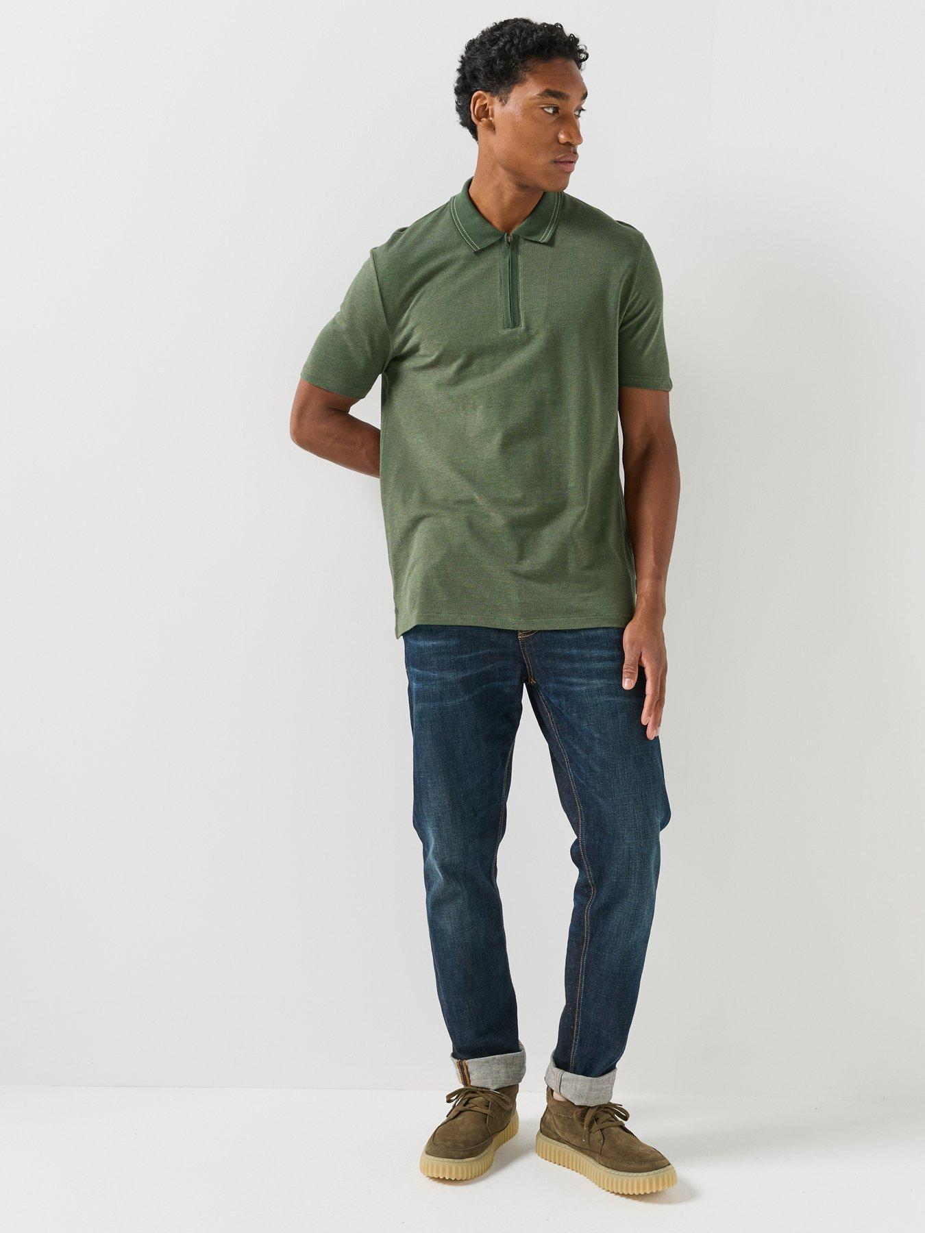 Image 3 of 6 of PS PAUL SMITH Ps Paul Smith Reg Fit Zip Polo Shirt