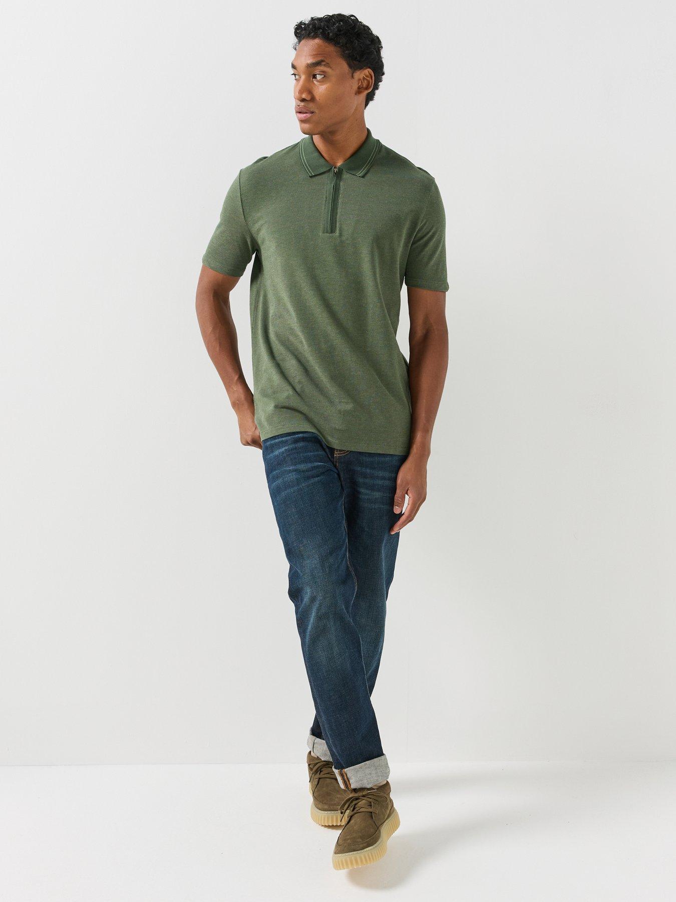Image 6 of 6 of PS PAUL SMITH Ps Paul Smith Reg Fit Zip Polo Shirt