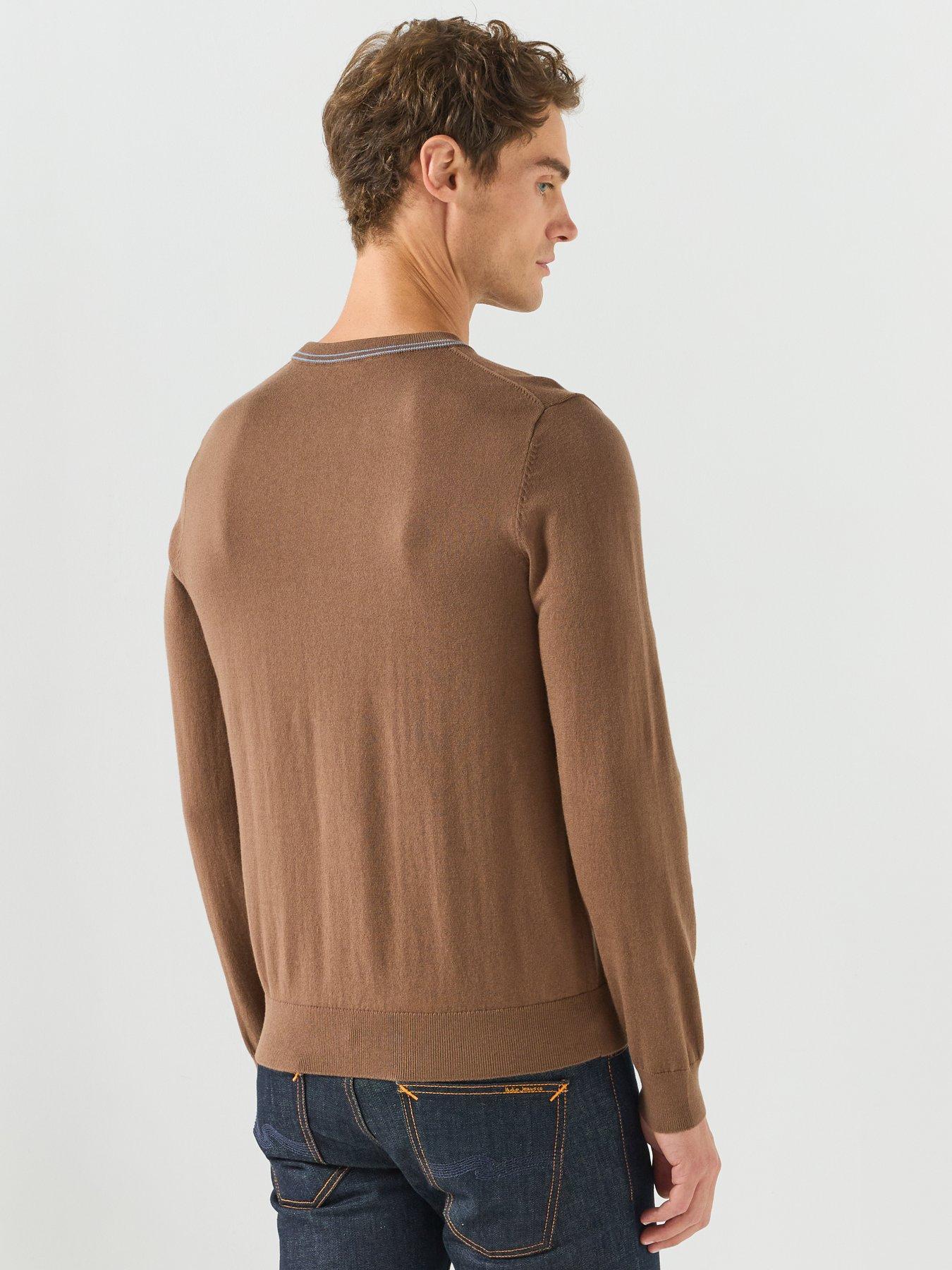 Image 2 of 5 of PS PAUL SMITH Crew Neck Knitted Jumper - Brown