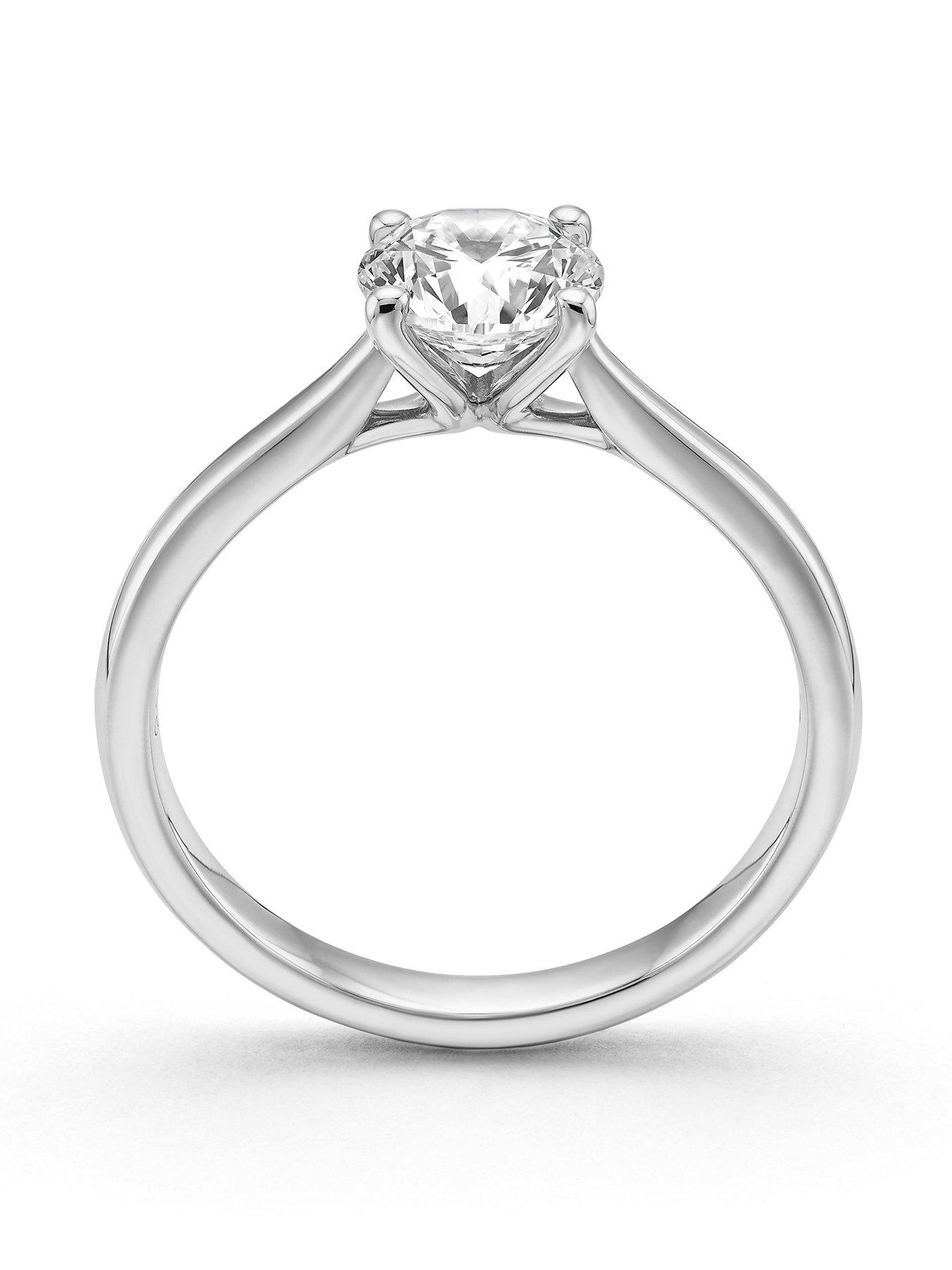 Image 3 of 3 of Harriet Sterling Silver 1ct Lab-Grown Diamond Solitaire Ring