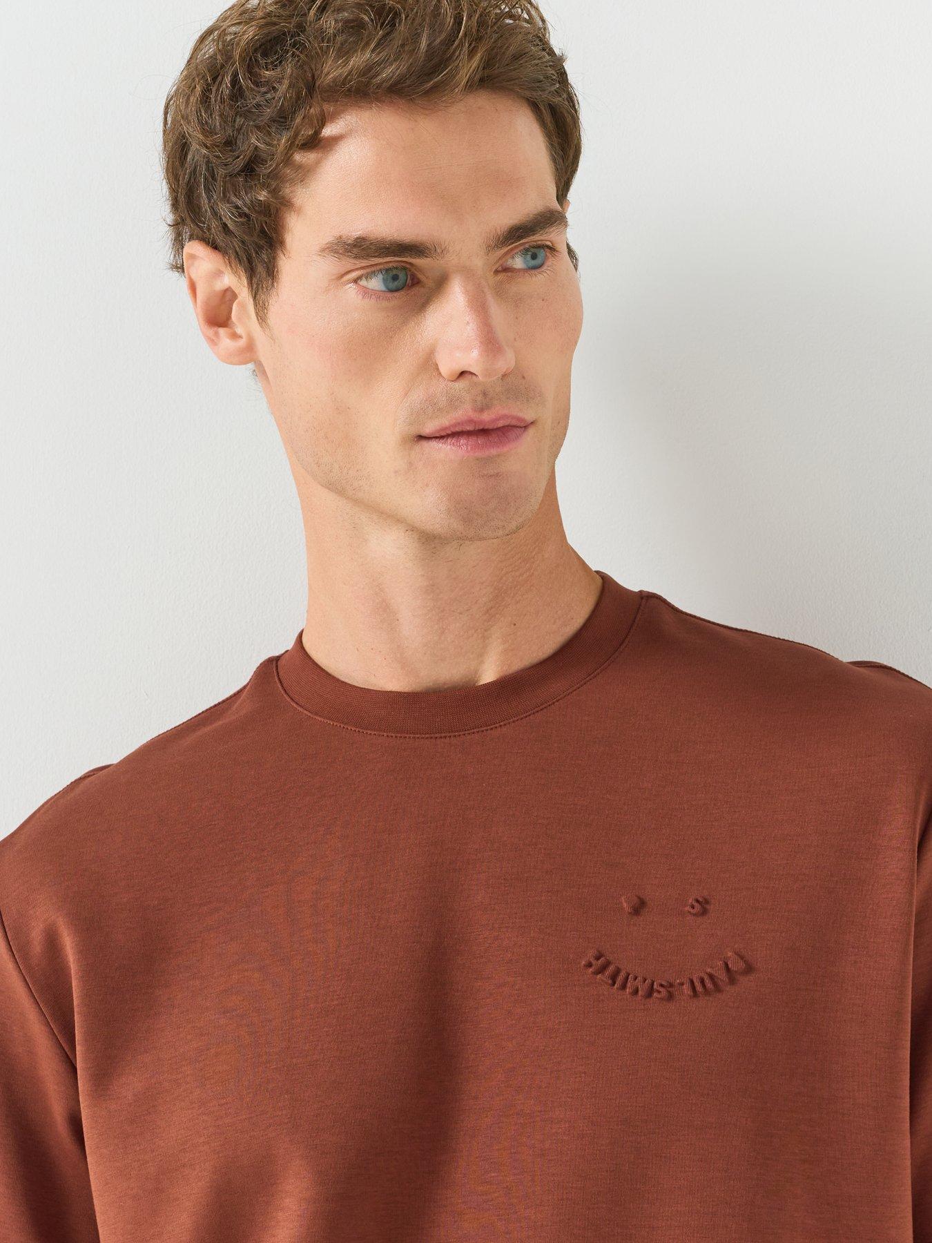 Image 4 of 5 of PS PAUL SMITH Relaxed Fit Short Sleeve T-Shirt - Red