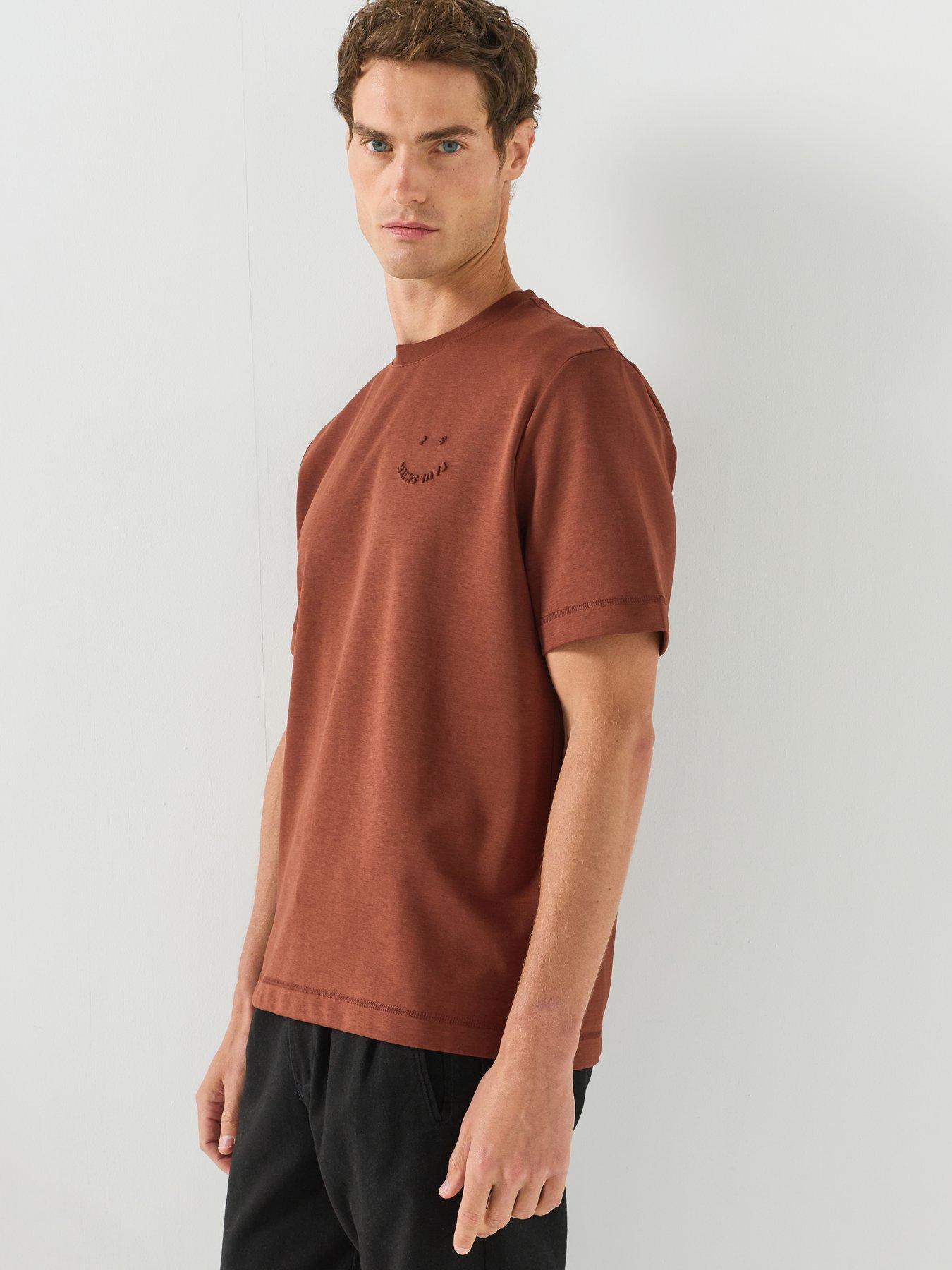 Image 5 of 5 of PS PAUL SMITH Relaxed Fit Short Sleeve T-Shirt - Red