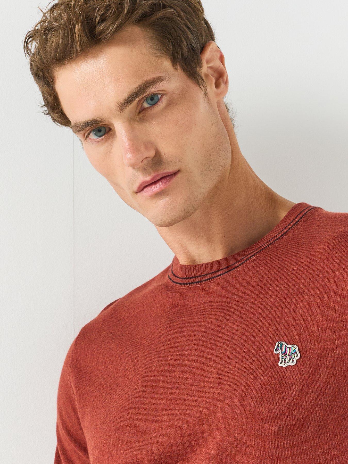 Image 4 of 6 of PS PAUL SMITH Crew Neck Knitted Jumper - Red