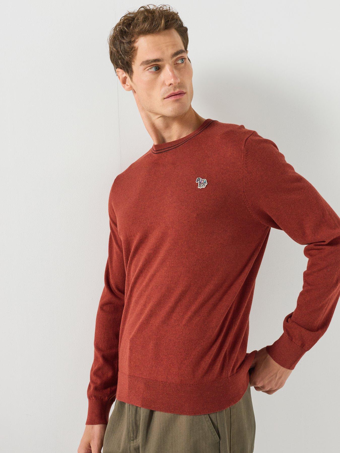 Image 5 of 6 of PS PAUL SMITH Crew Neck Knitted Jumper - Red