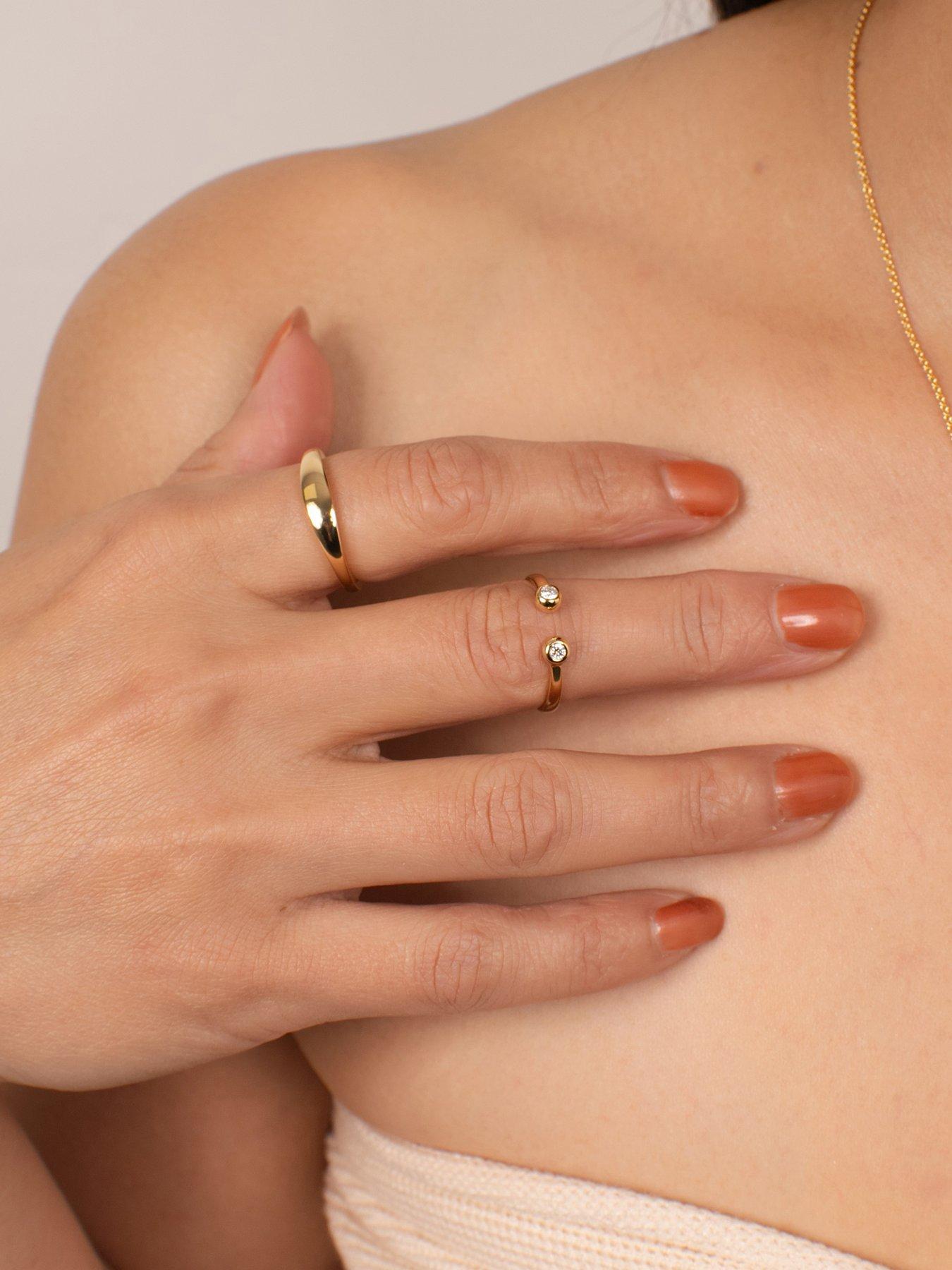 Image 3 of 6 of Kleora Odyssey Modern Electrum Polished Ring - Gold