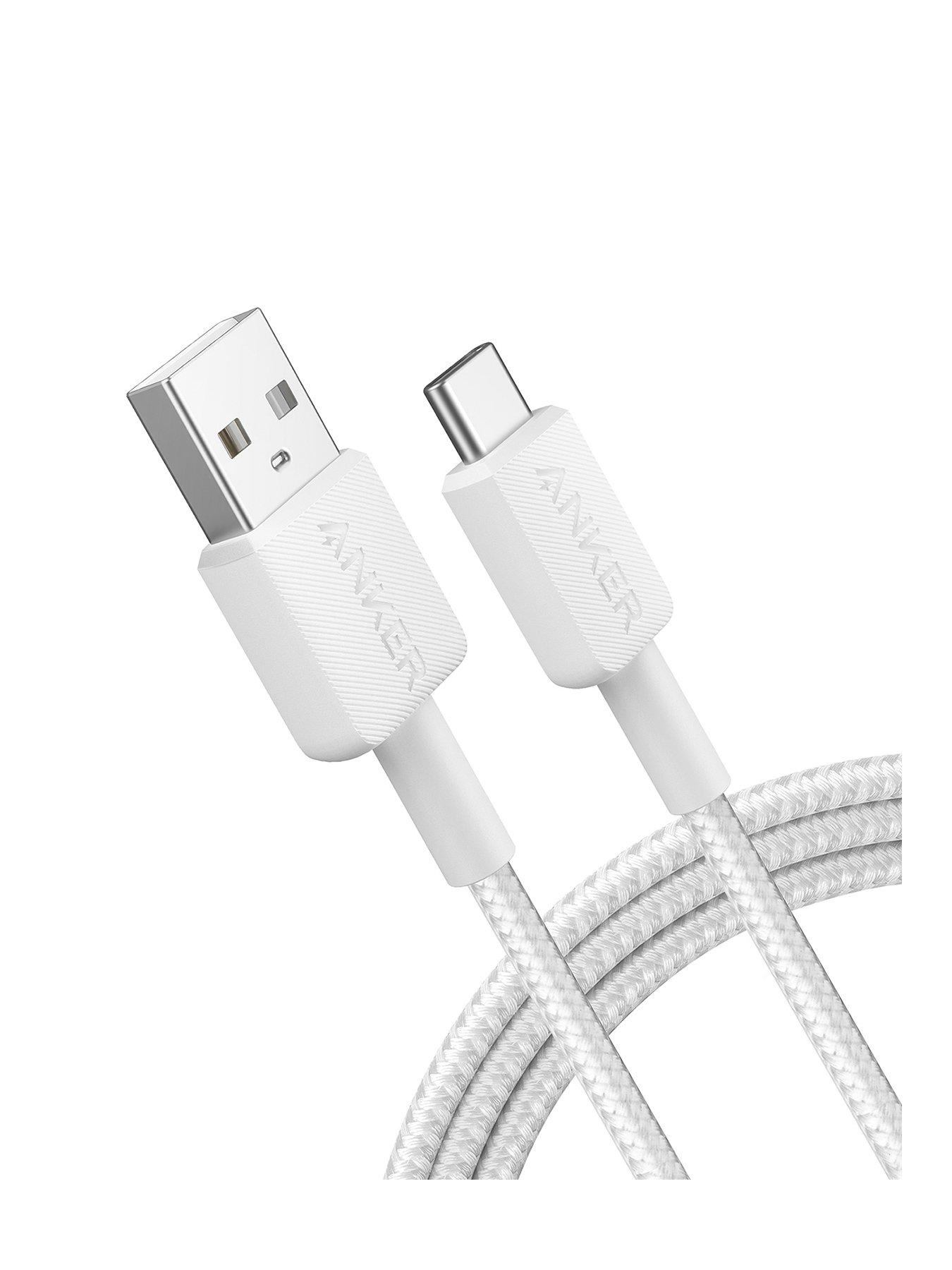 Anker Anker USB-A to USB-C Braided Cable 1.8M, White