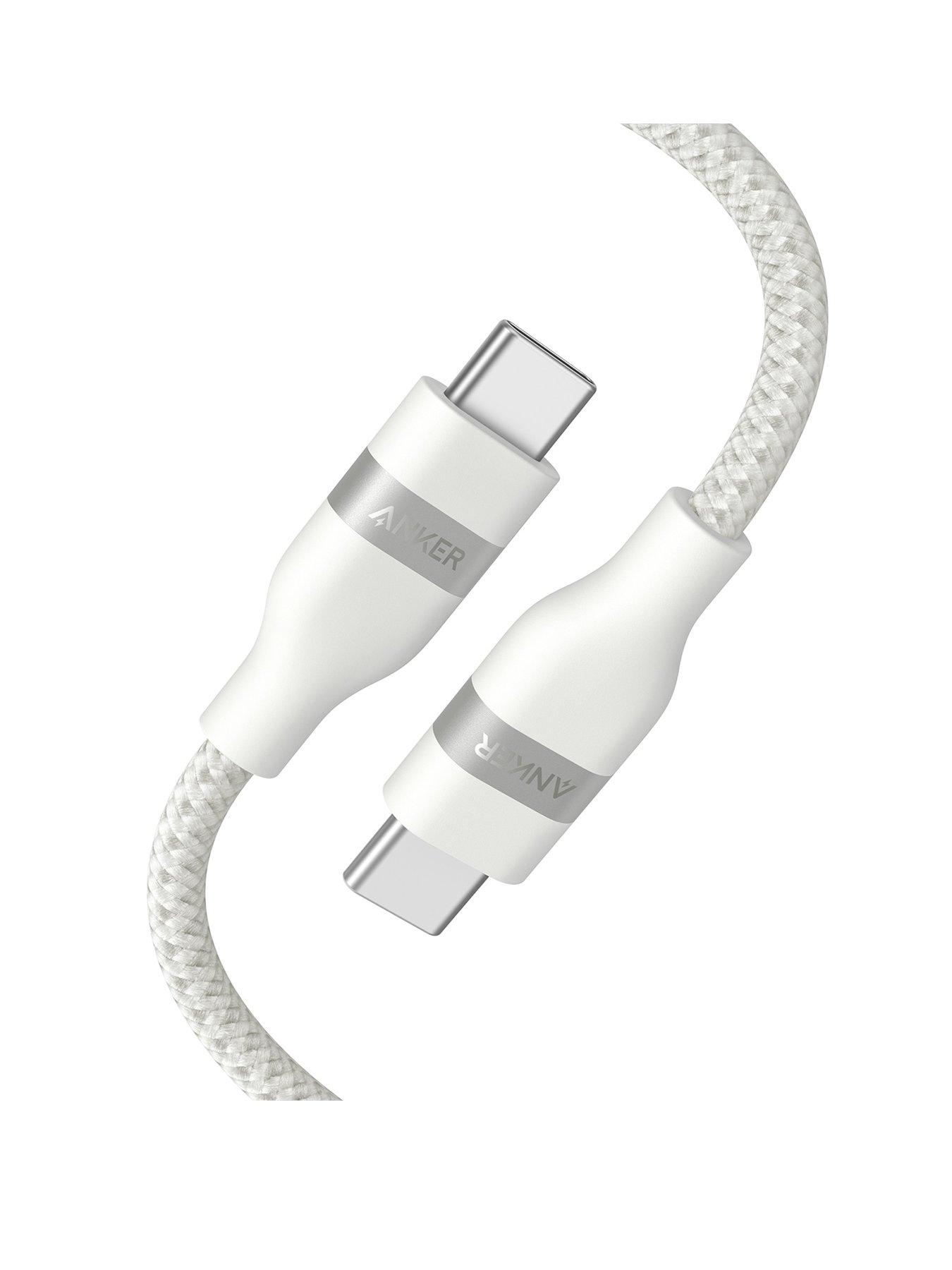 Anker Anker USB-C to USB-C Braided Cable 1.8M, Super Fast 240W, White