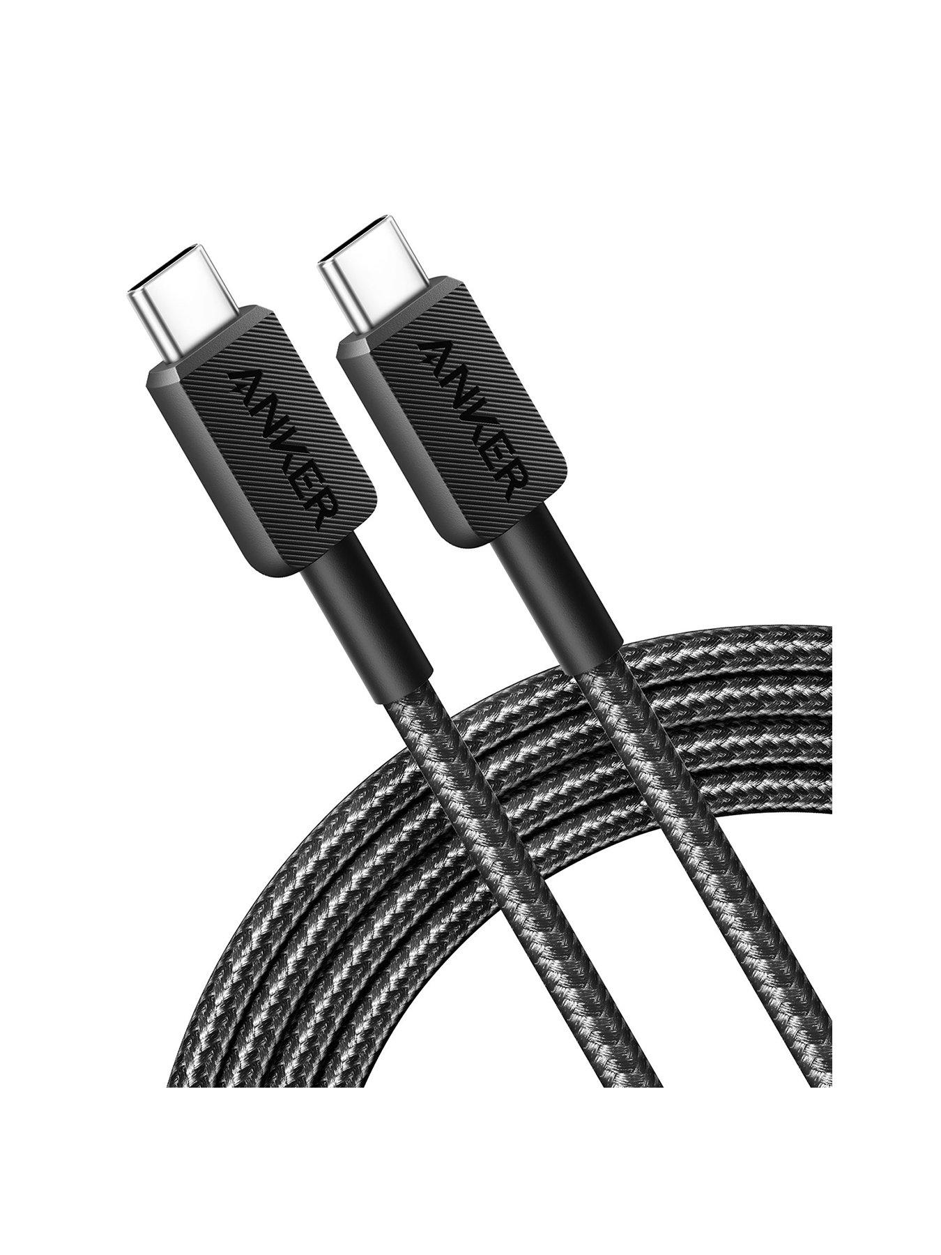 Anker Anker USB-C to USB-C Braided Charging Cable, 1.8M, Black
