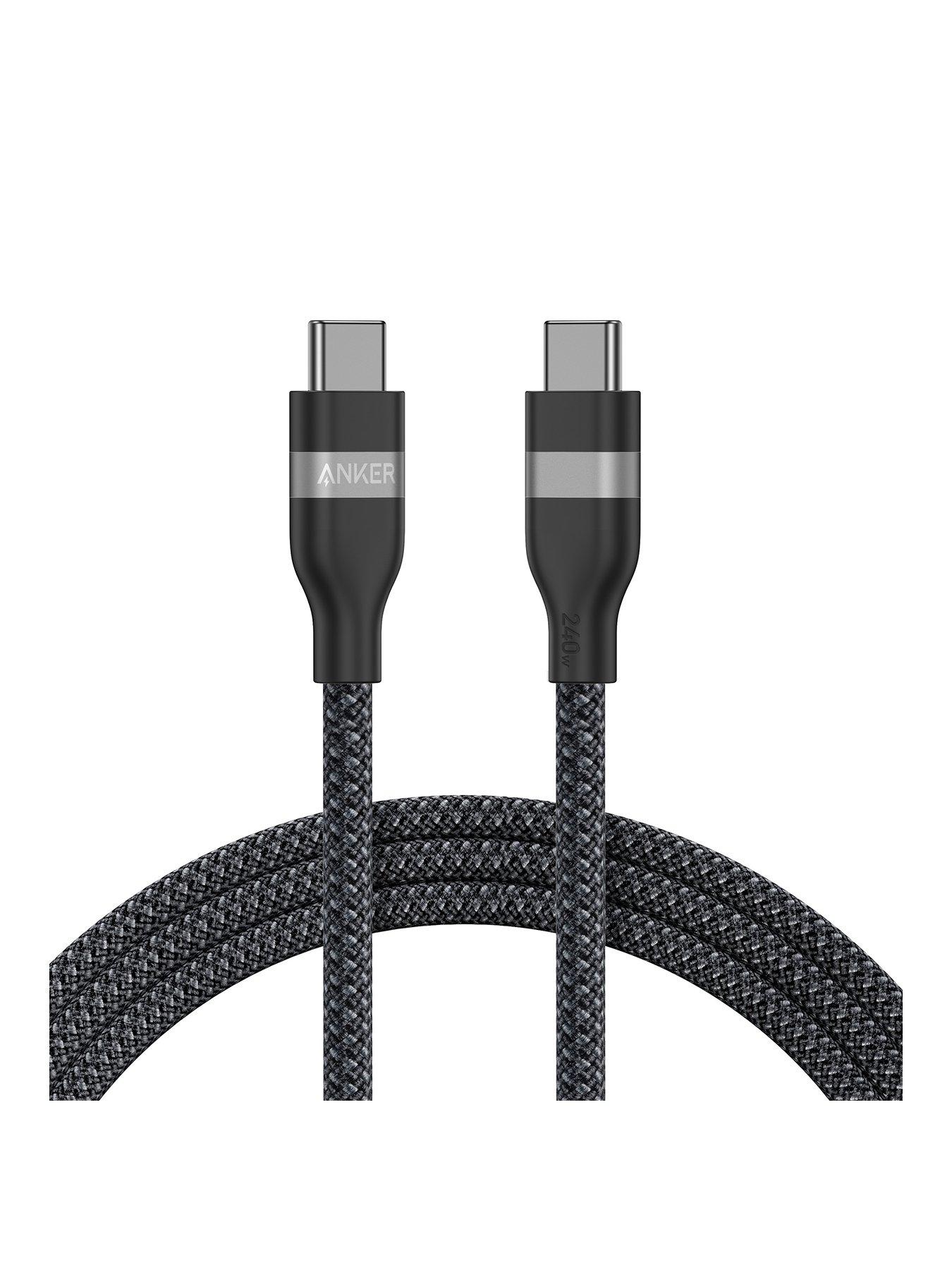 Anker Anker USB-C to USB-C Braided Cable 1.8M, Super Fast 240W, White