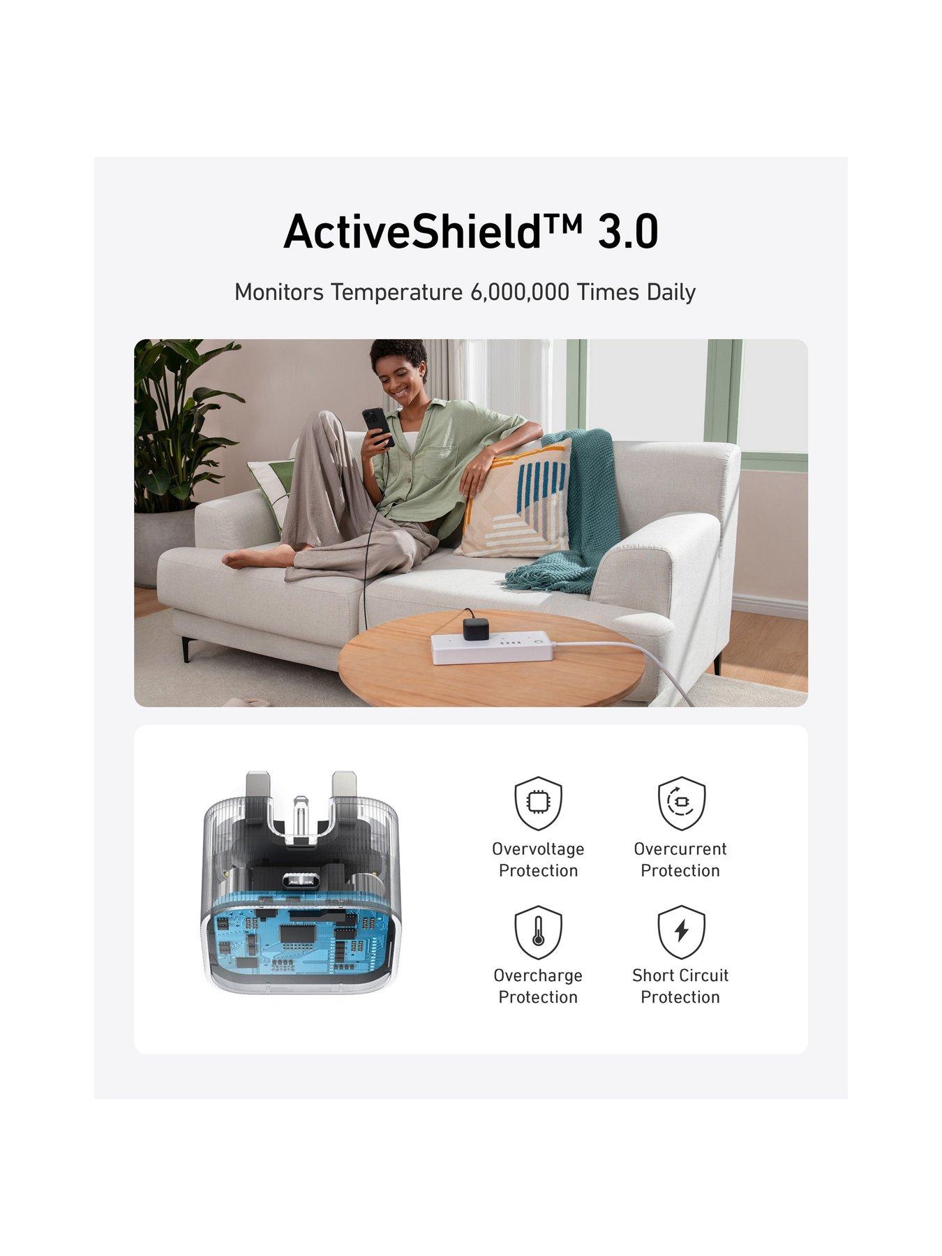 Image 3 of 7 of Anker Anker Nano USB-C Charger, 30W Fast Charging, White