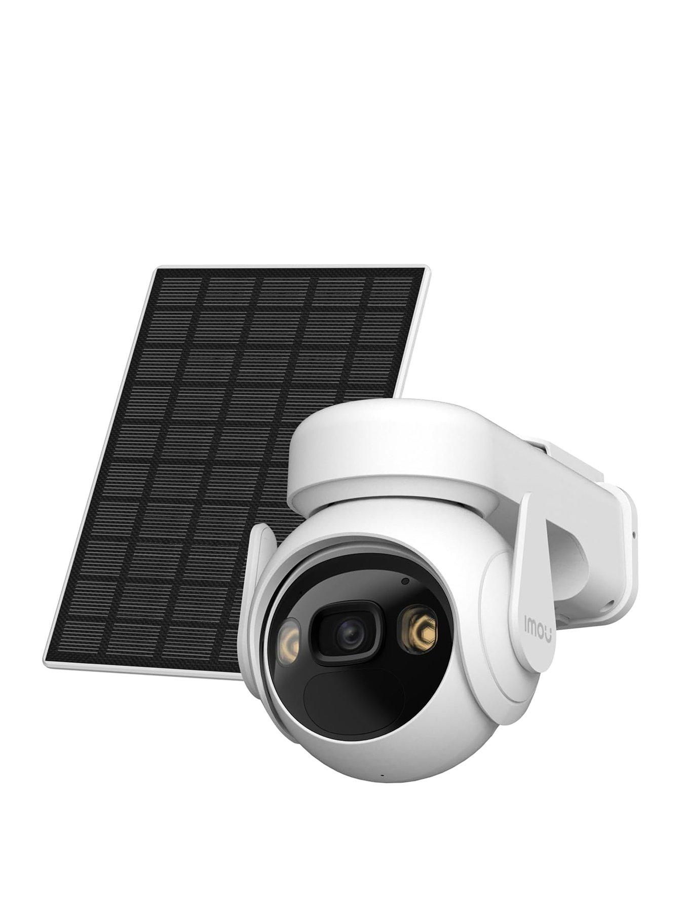 IMOU Cell PT Lite Kit, 2K/3MP, Outdoor Pan & Tilt Smart Wi-Fi Rechargeable Battery Security Camera with Solar Panel