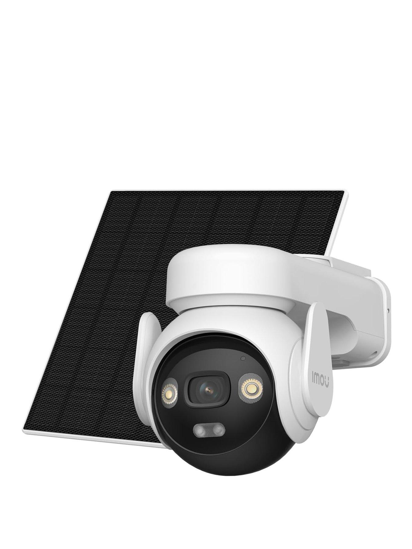 IMOU AOV PT 4G Kit, 3K/5MP, Outdoor Pan & Tilt Smart 4G & Wi-Fi Rechargeable Battery Security Camera with Solar Panel
