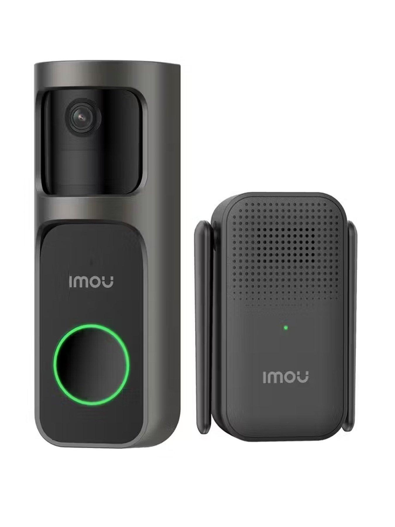 IMOU IMOU Doorbell 2S Kit, 2K/3MP, Outdoor Smart Wi-Fi Rechargeable Battery Video Doorbell with Plug-In Chime