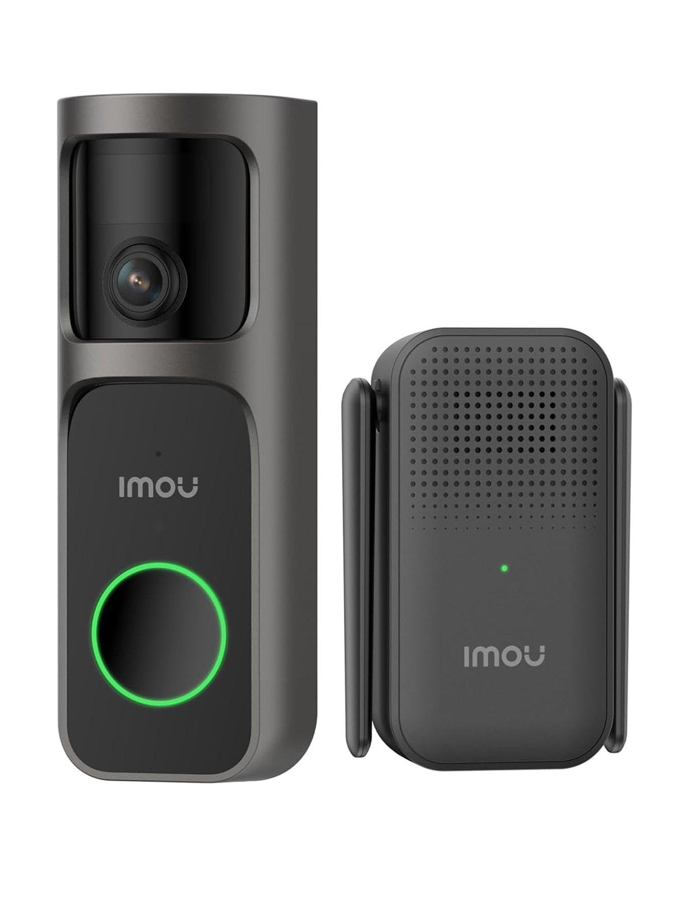 IMOU IMOU Doorbell 3 Kit, 2K+/4MP, Outdoor Smart Wi-Fi Rechargeable Battery Video Doorbell with Plug-In Chime