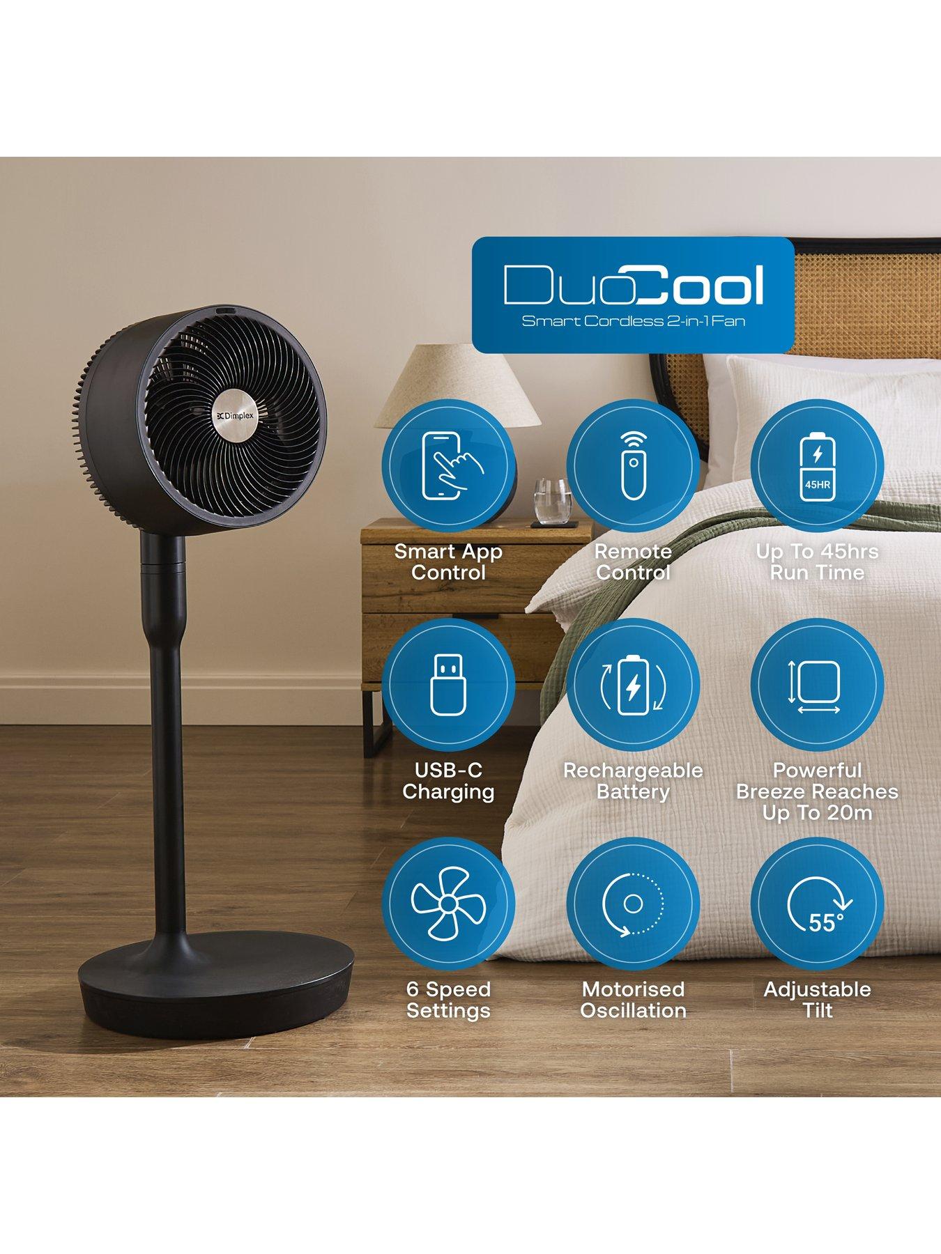 Image 6 of 8 of Dimplex DuoCool Cordless Fan