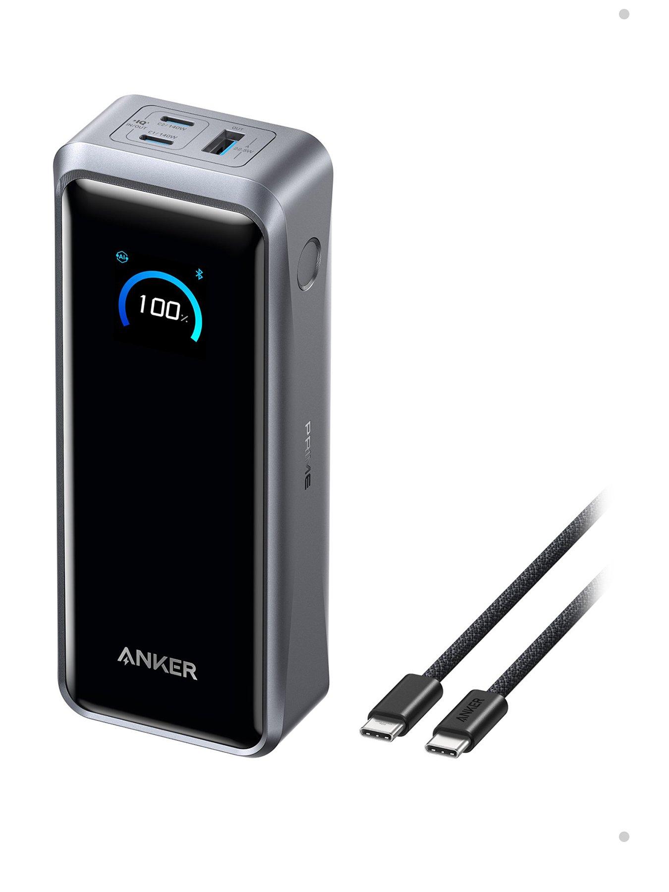 Anker Anker Prime Power Bank, 26,250mAh Portable Charger 300W Output, Black
