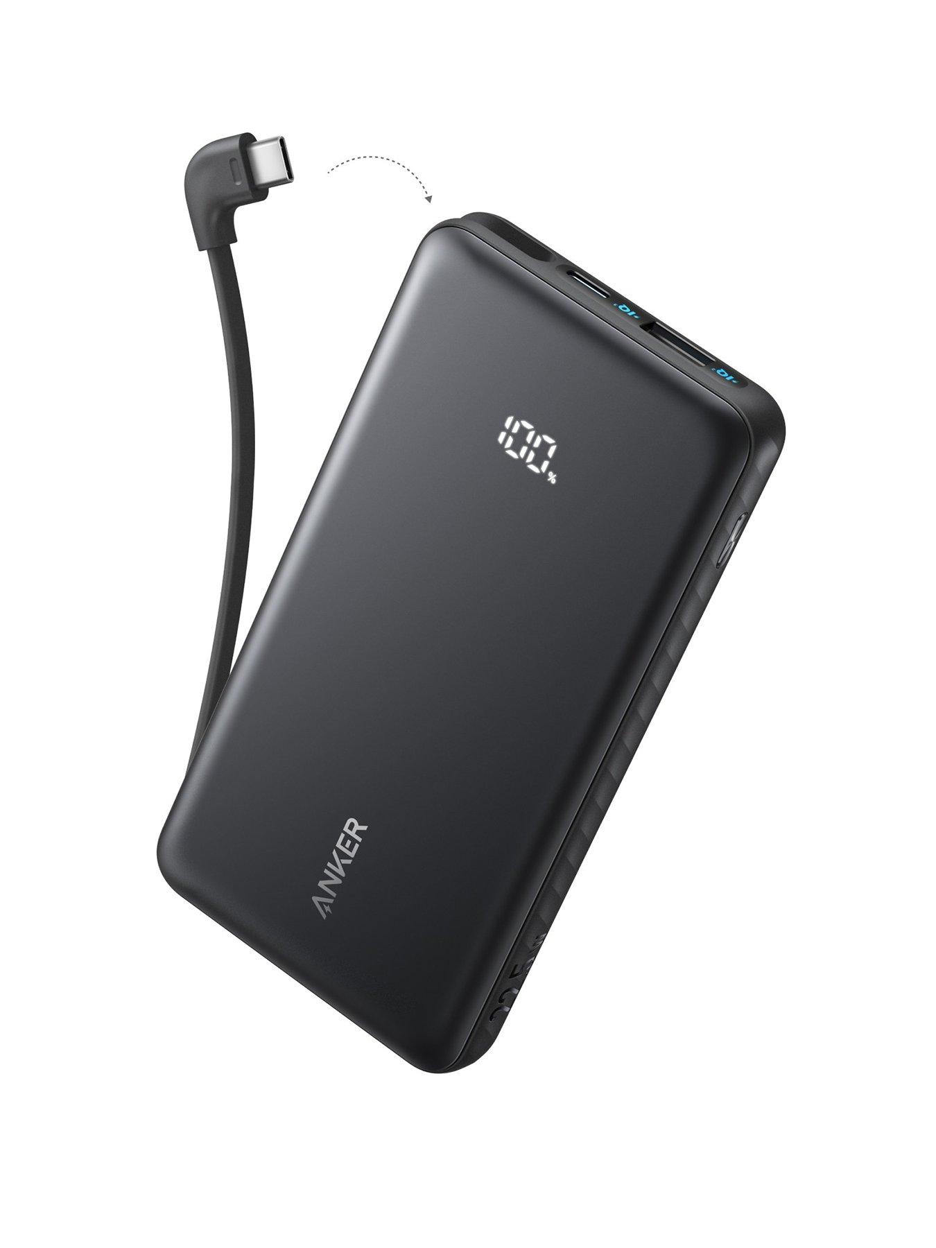 Image 1 of 7 of Anker Power Bank 10,000mAh 22.5W with Built-in USB-C Cable