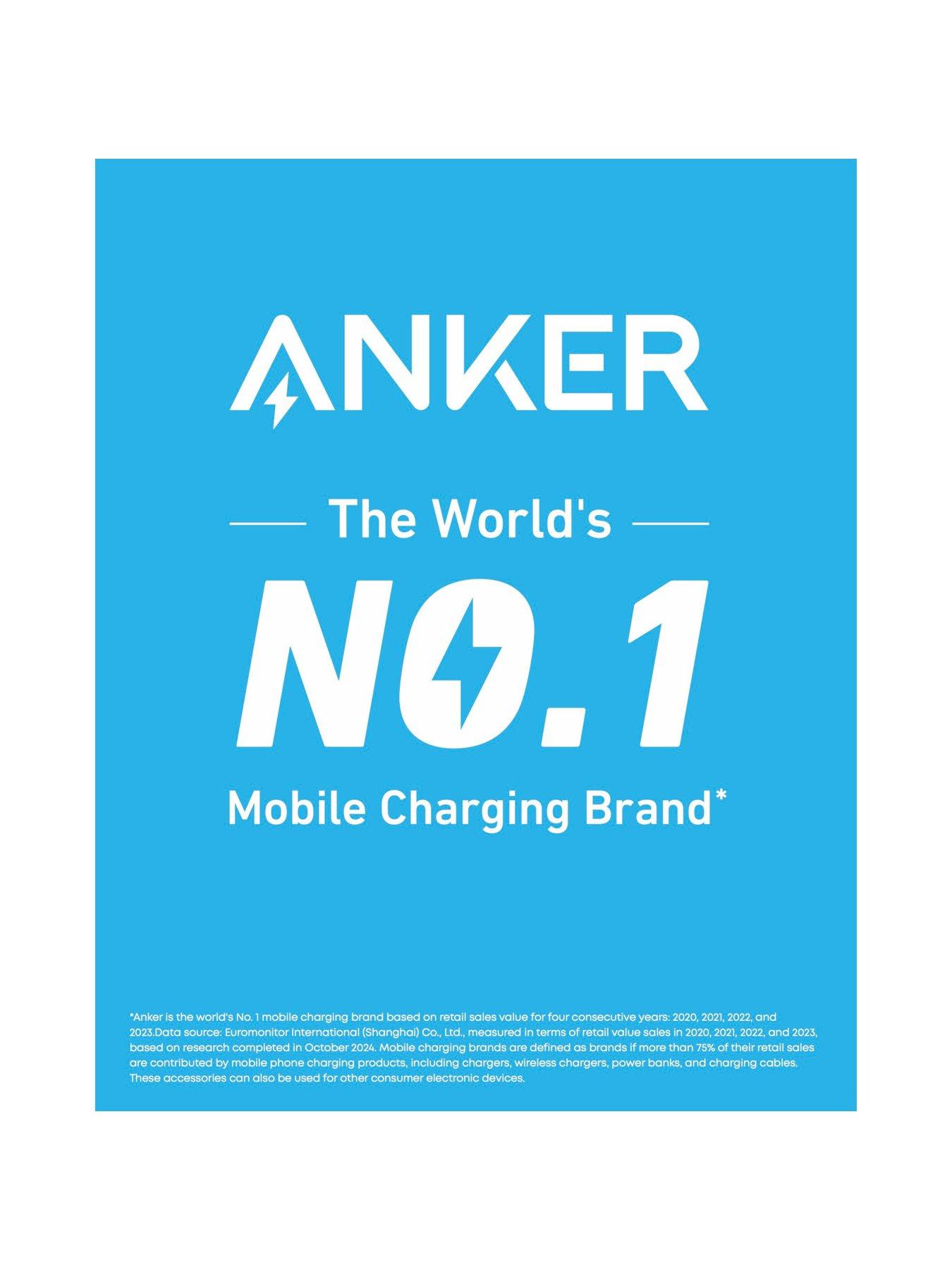 Image 2 of 7 of Anker Power Bank 10,000mAh 22.5W with Built-in USB-C Cable
