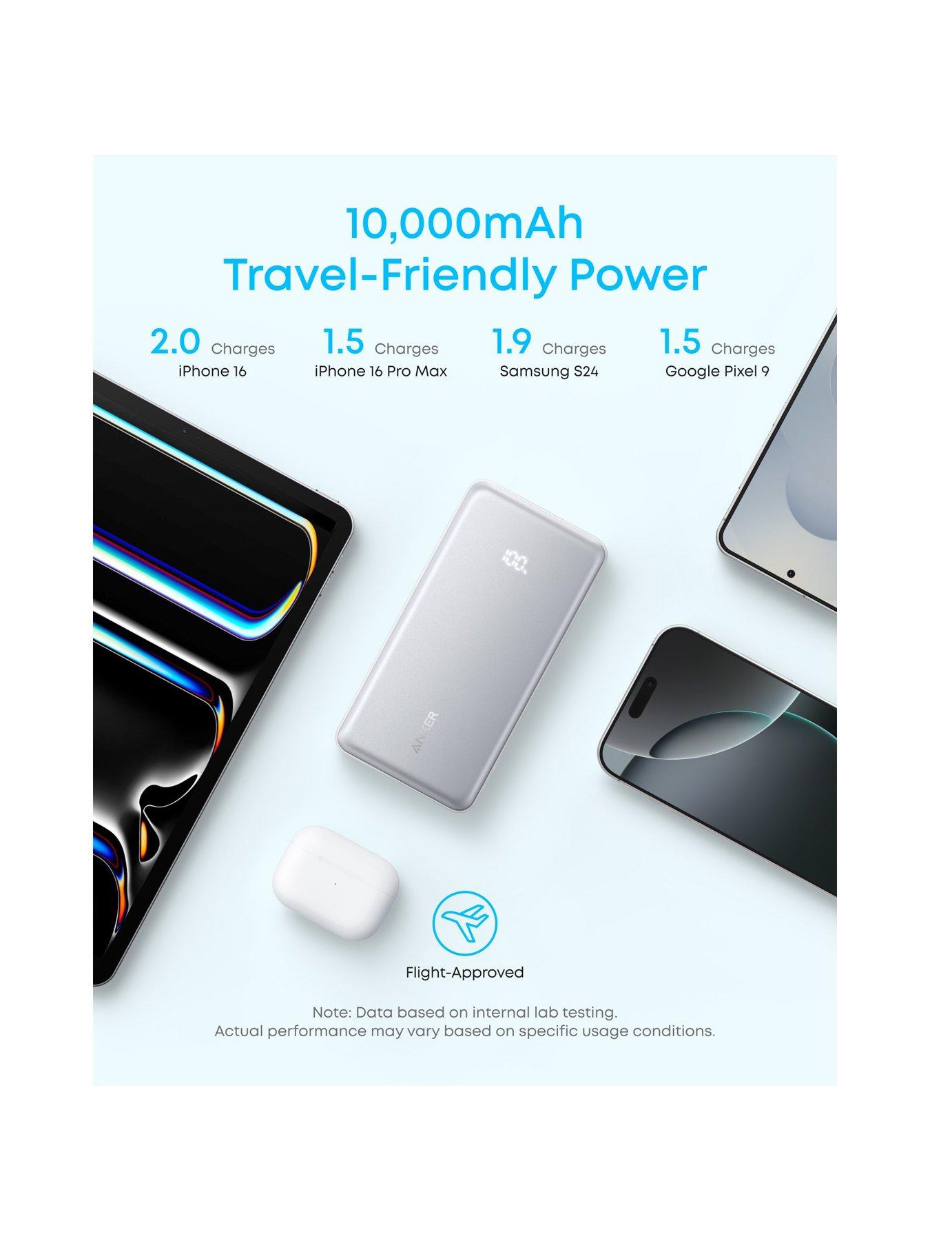 Image 4 of 7 of Anker Power Bank 10,000mAh 22.5W with Built-in USB-C Cable