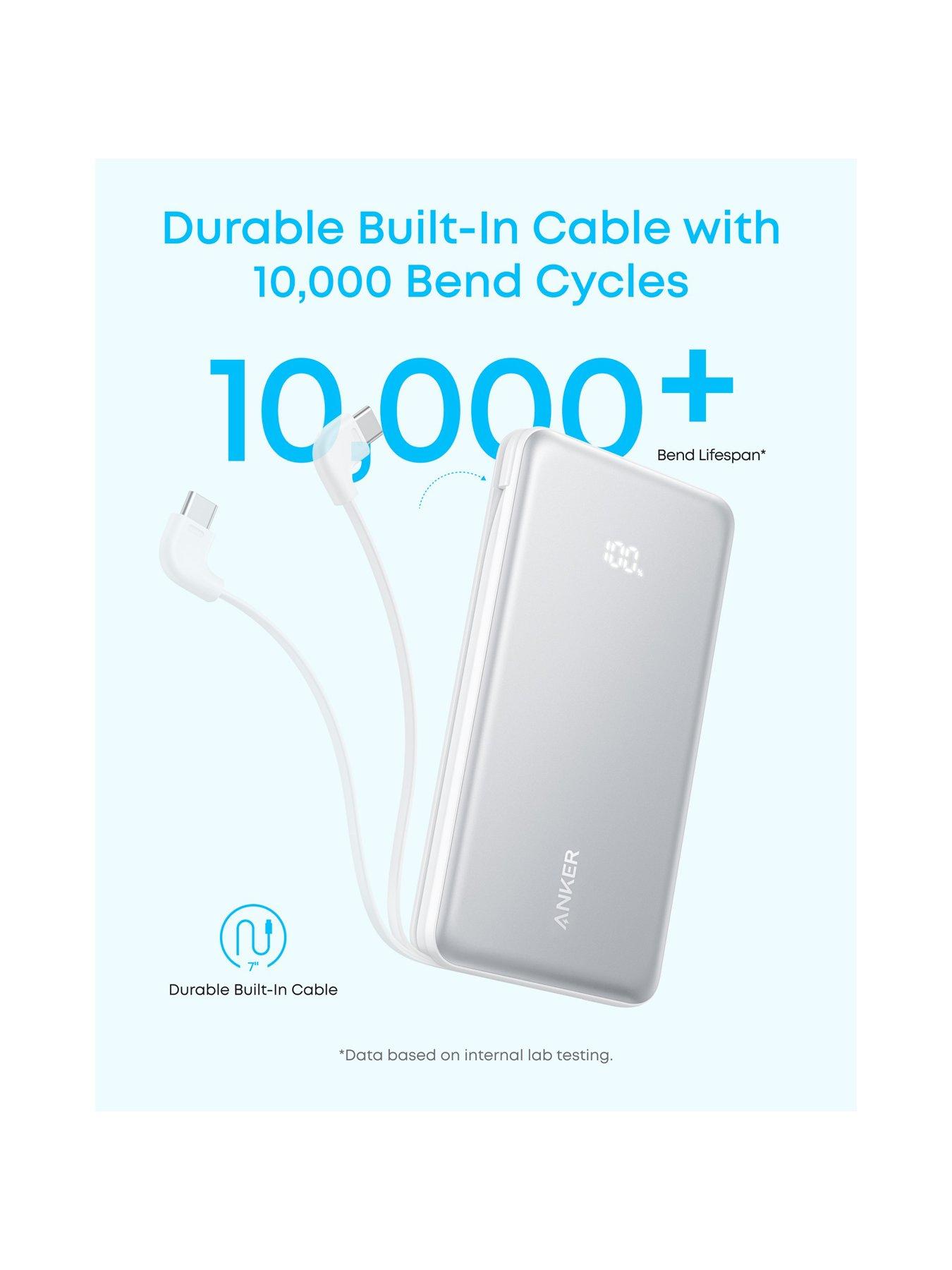 Image 5 of 7 of Anker Power Bank 10,000mAh 22.5W with Built-in USB-C Cable