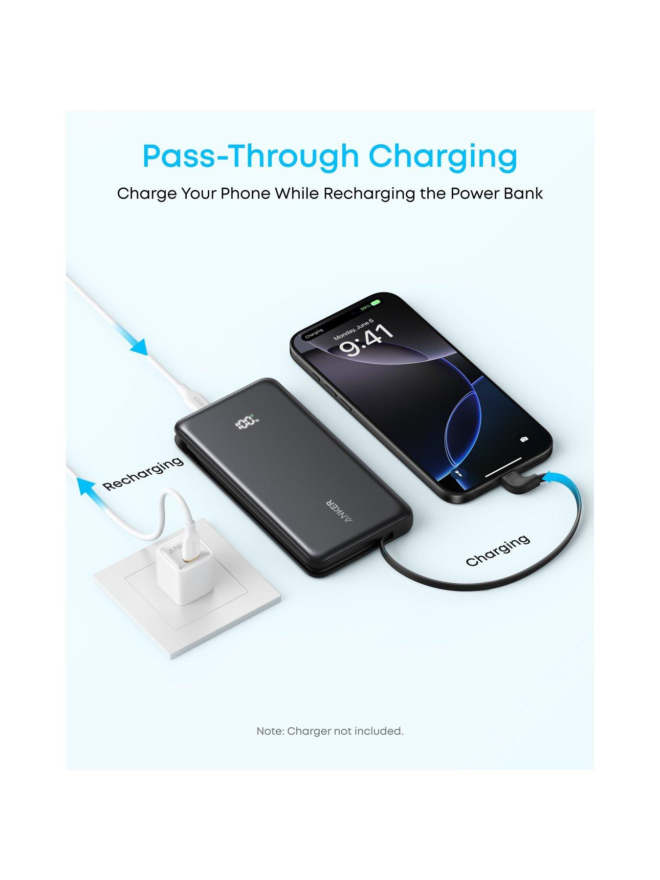 Image 6 of 7 of Anker Power Bank 10,000mAh 22.5W with Built-in USB-C Cable