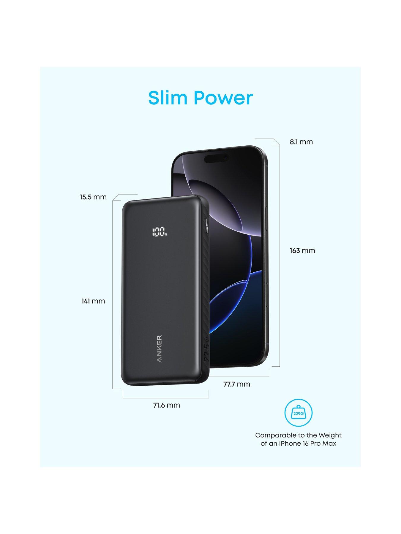 Image 7 of 7 of Anker Power Bank 10,000mAh 22.5W with Built-in USB-C Cable