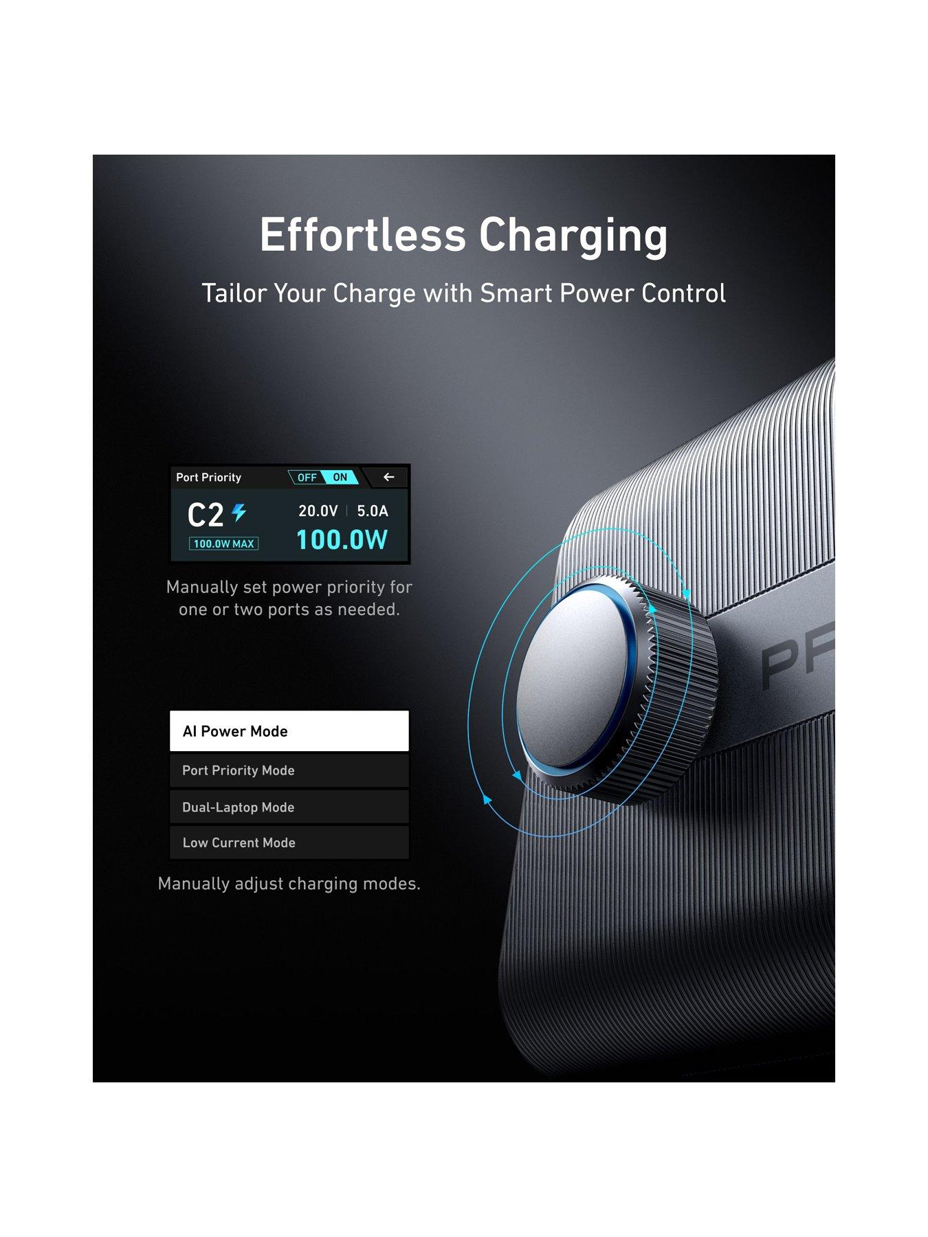 Image 6 of 7 of Anker Prime, USB-C 6-Port GaN Charging Station, 250W Super Fast Charging, Silver