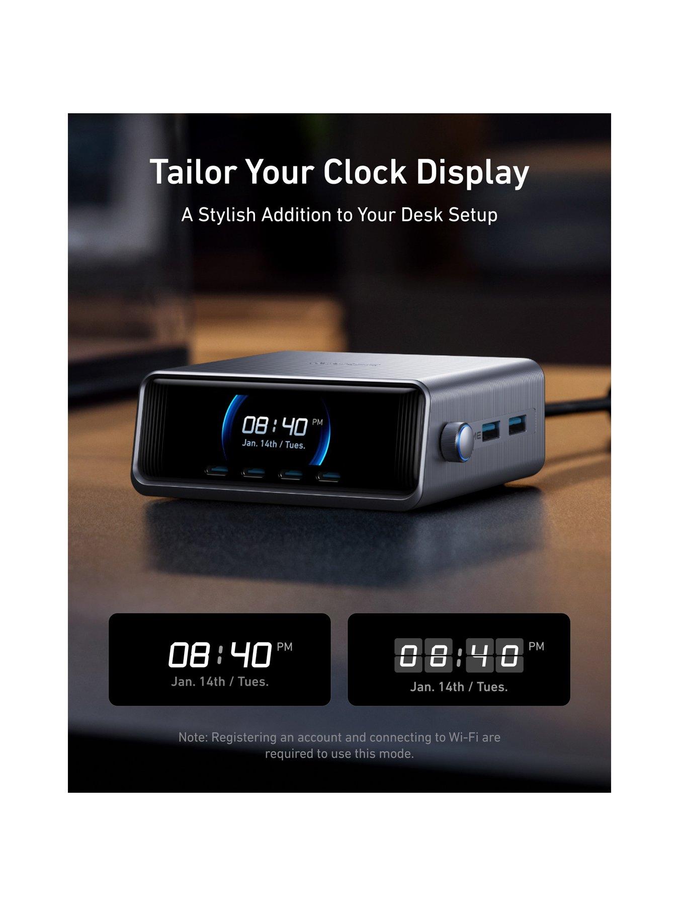 Image 7 of 7 of Anker Prime, USB-C 6-Port GaN Charging Station, 250W Super Fast Charging, Silver