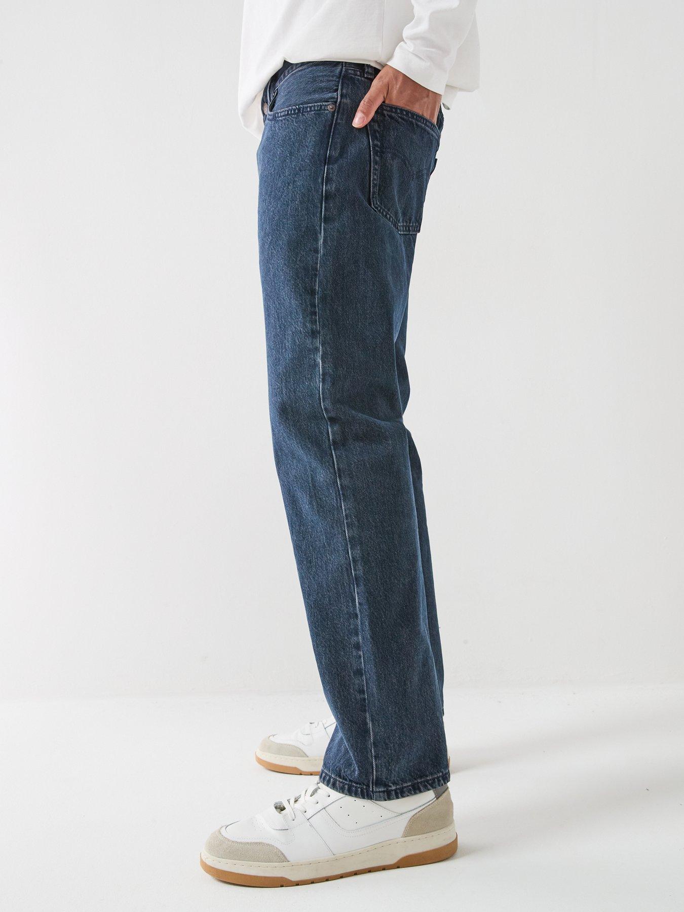 Image 6 of 6 of Levi's Mens 555 Relaxed Straight Jeans - Dark Blue