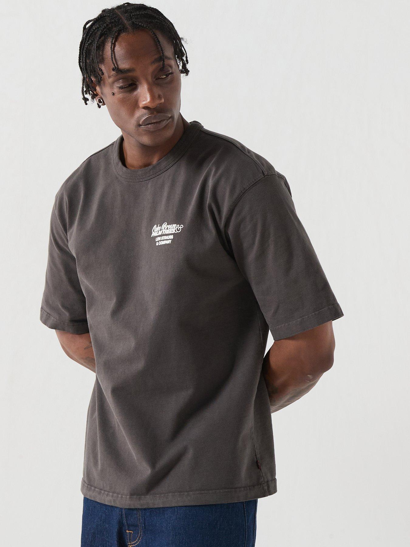 Image 2 of 6 of Levi's Crew Neck Cotton T-Shirt - Brown